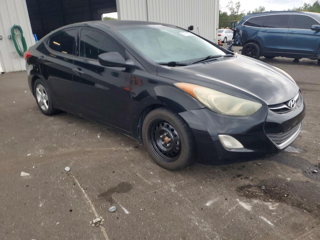2013 Hyundai Elantra Gls Black vin: 5NPDH4AE4DH337744