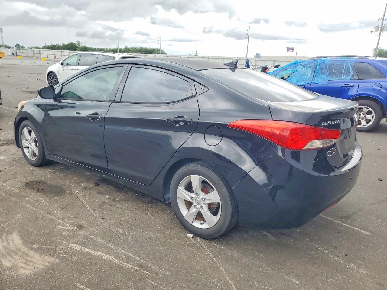 2013 Hyundai Elantra Gls Black vin: 5NPDH4AE4DH337744