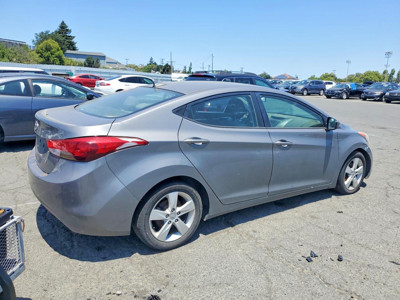 2013 Hyundai Elantra Gls Silver vin: 5NPDH4AE4DH339753