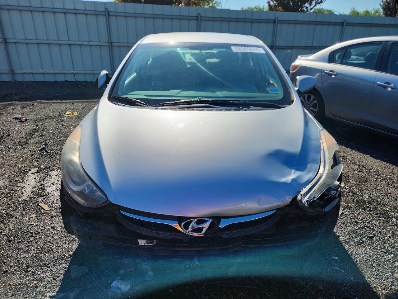 2013 Hyundai Elantra Gls Silver vin: 5NPDH4AE4DH341034