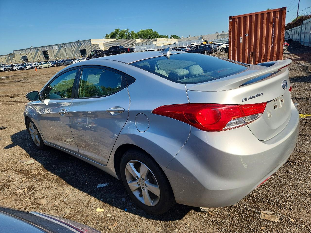 2013 Hyundai Elantra Gls Silver vin: 5NPDH4AE4DH341034