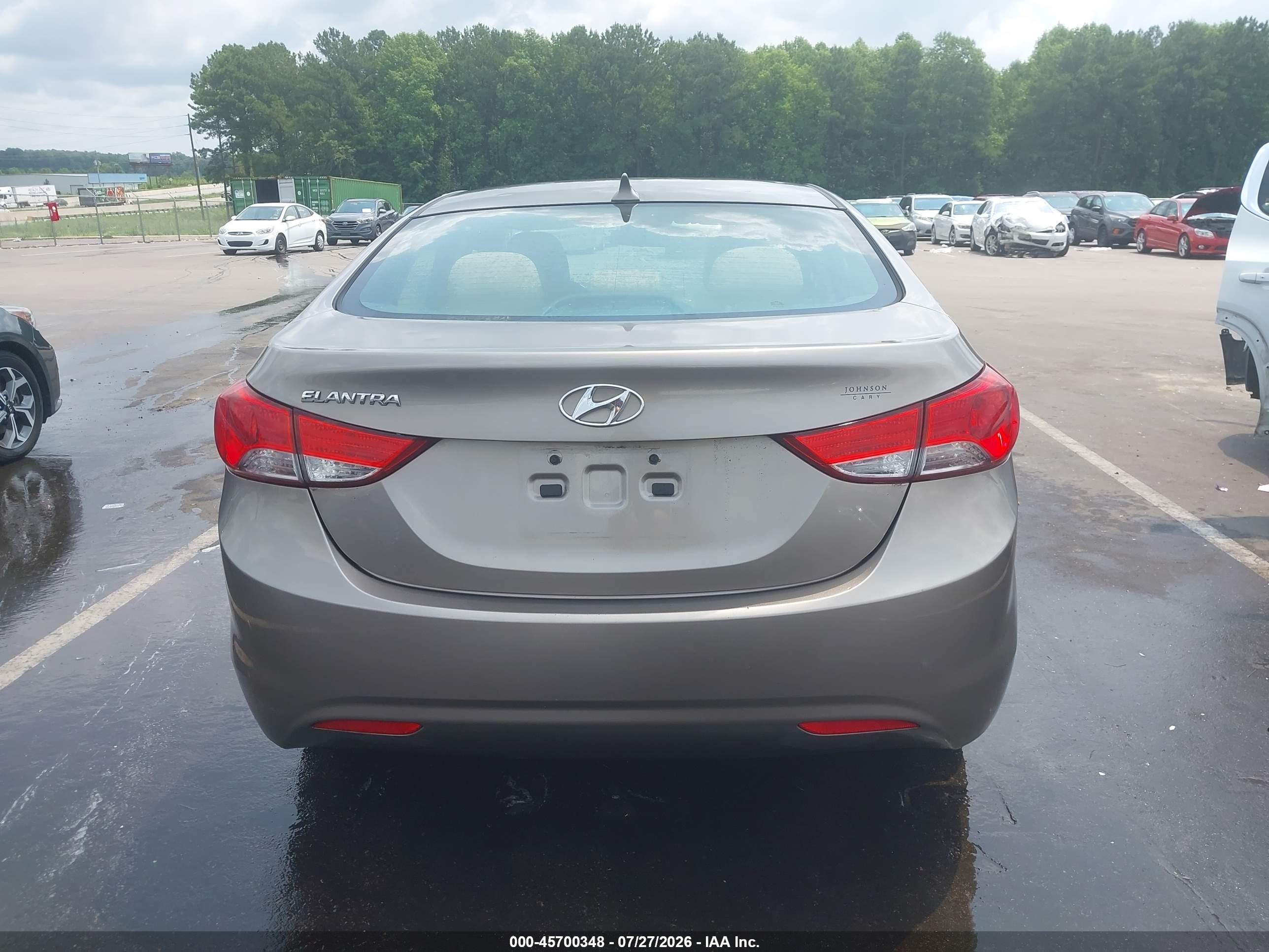 2013 Hyundai Elantra Gls Champagne vin: 5NPDH4AE4DH341762