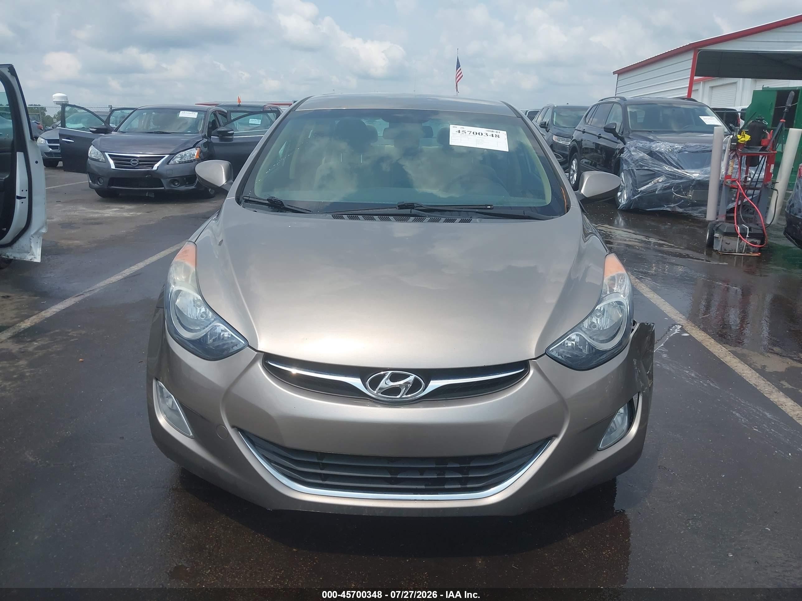 2013 Hyundai Elantra Gls Champagne vin: 5NPDH4AE4DH341762