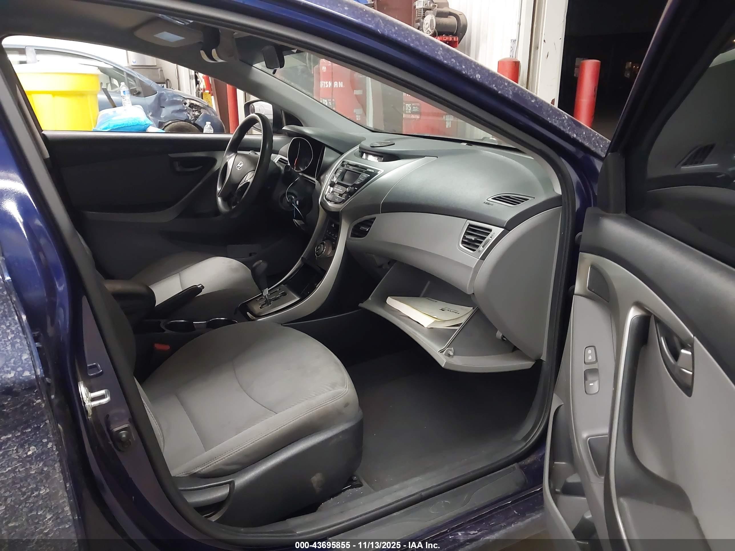 2013 Hyundai Elantra Gls Blue vin: 5NPDH4AE4DH343740
