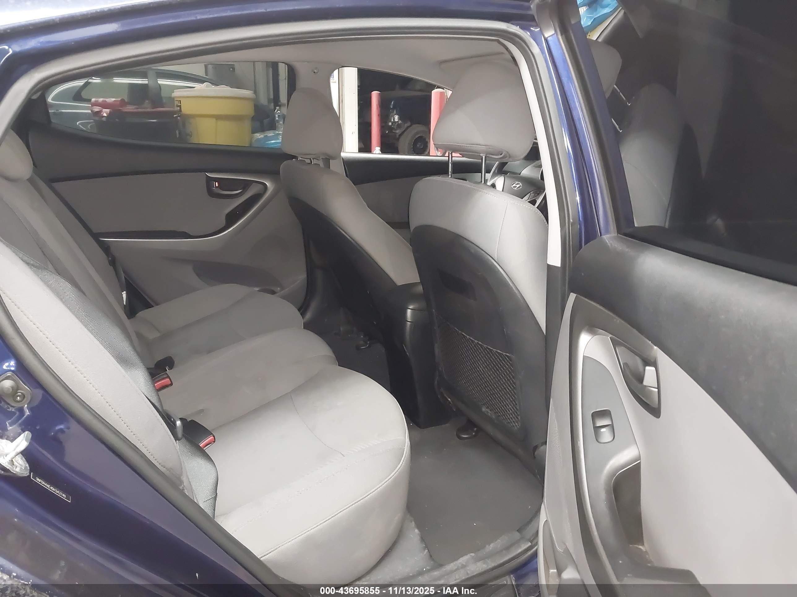 2013 Hyundai Elantra Gls Blue vin: 5NPDH4AE4DH343740
