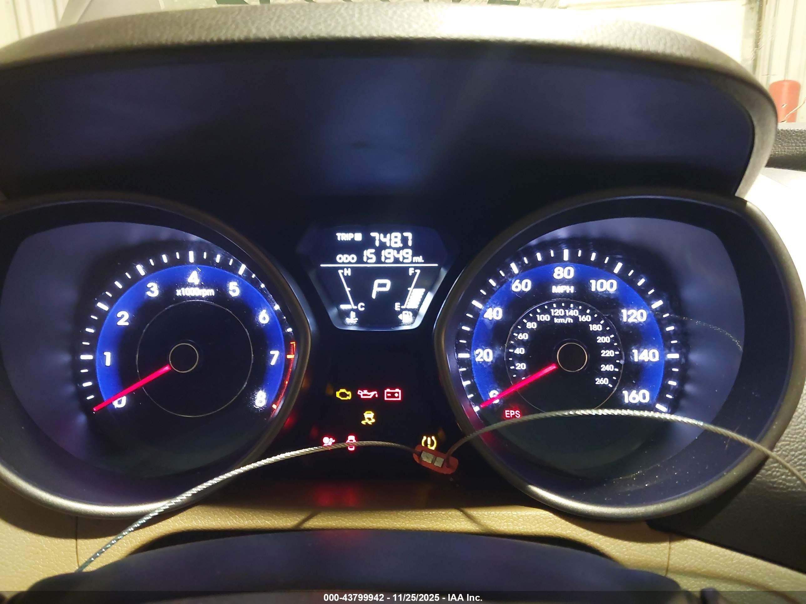 2013 Hyundai Elantra Gls Серый vin: 5NPDH4AE4DH348548