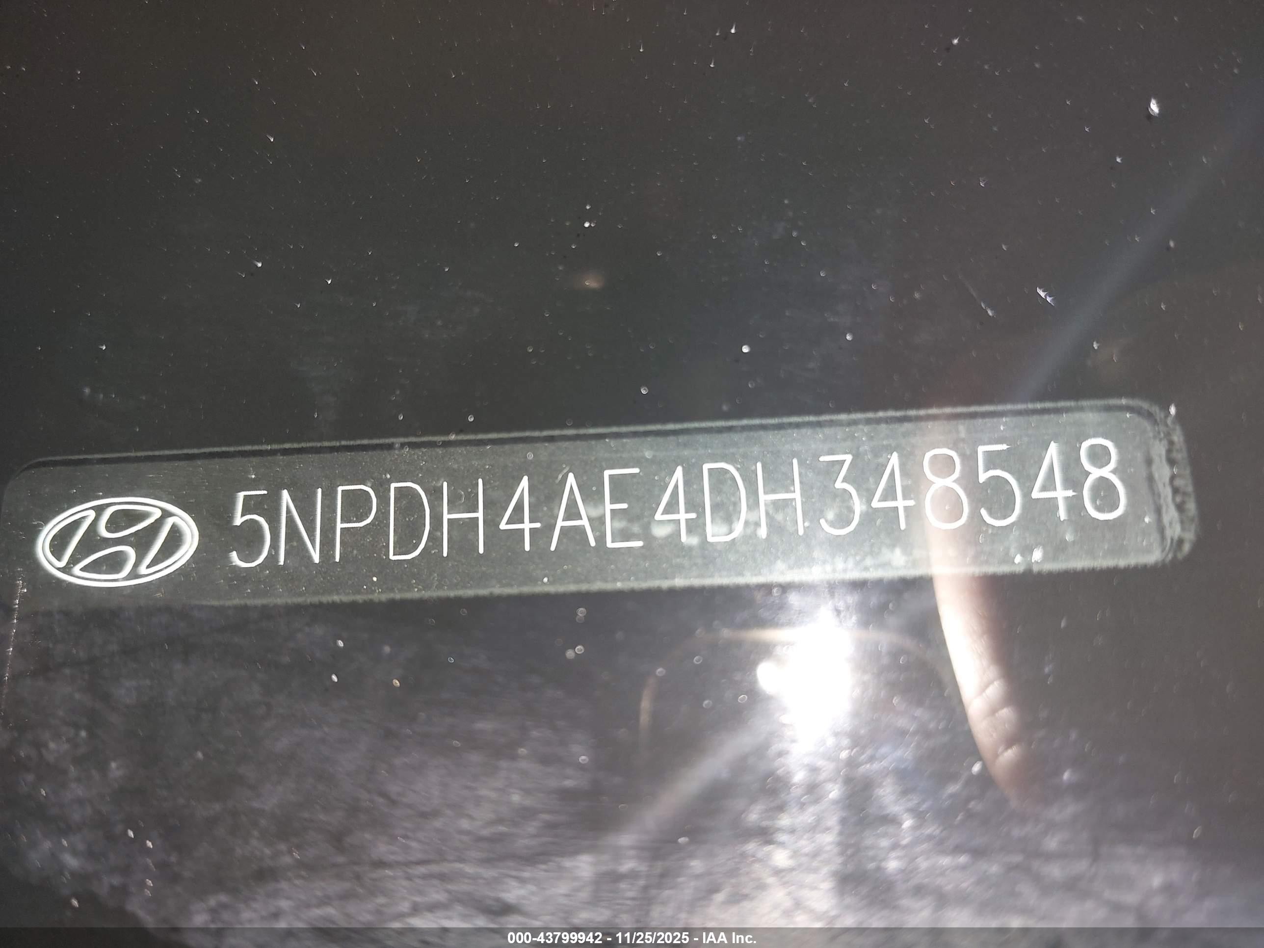 2013 Hyundai Elantra Gls Серый vin: 5NPDH4AE4DH348548