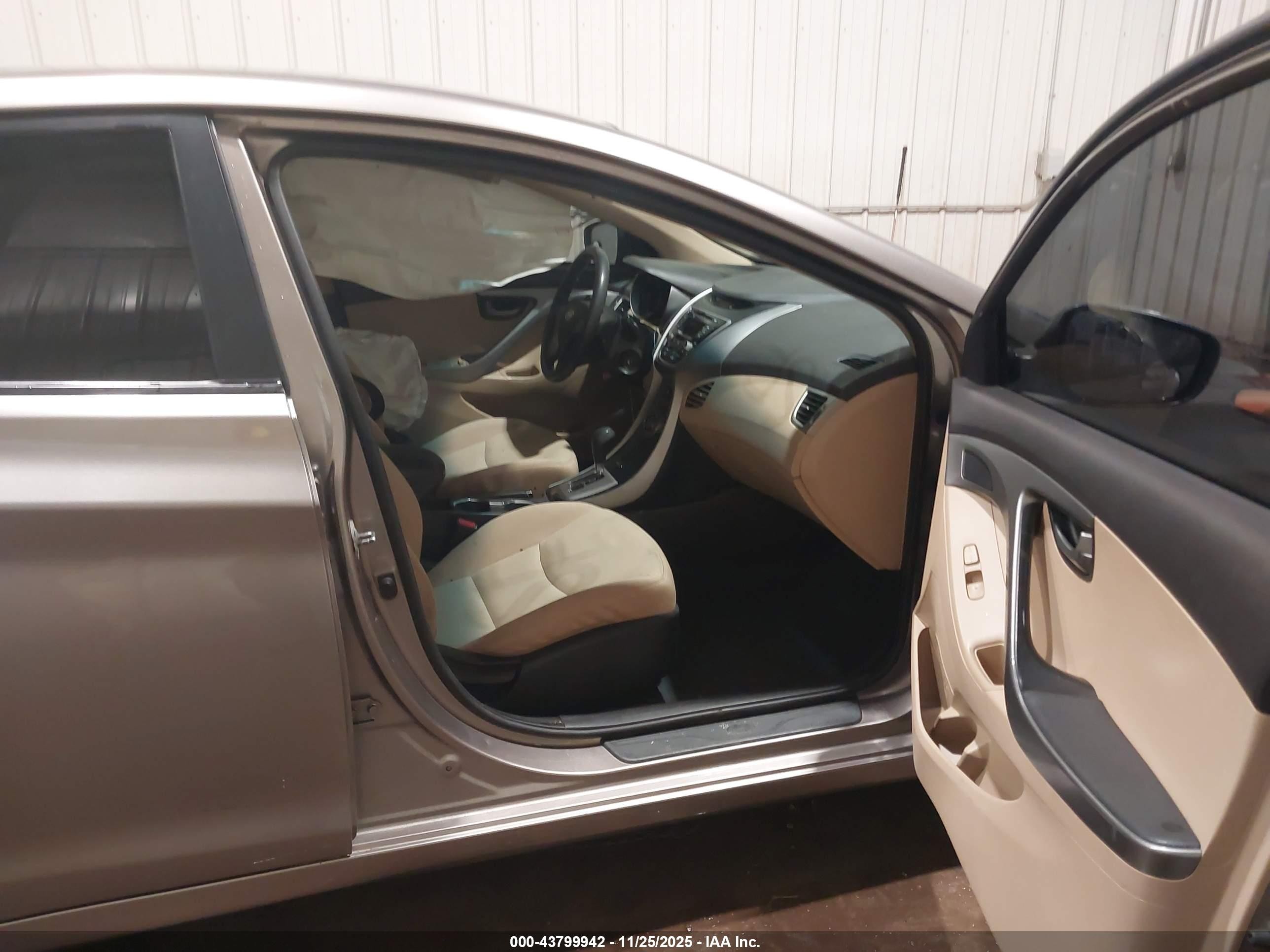 2013 Hyundai Elantra Gls Серый vin: 5NPDH4AE4DH348548
