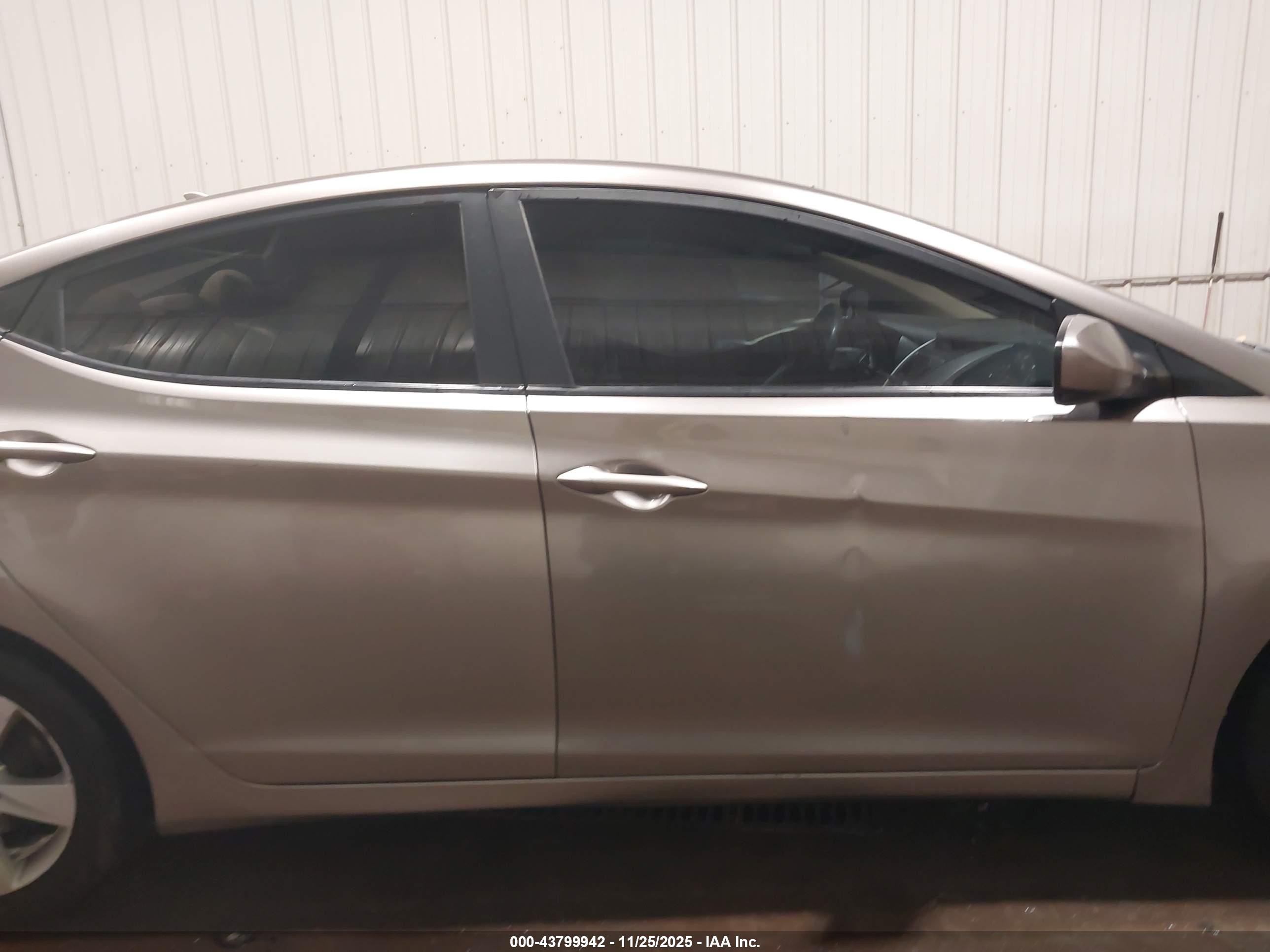 2013 Hyundai Elantra Gls Серый vin: 5NPDH4AE4DH348548