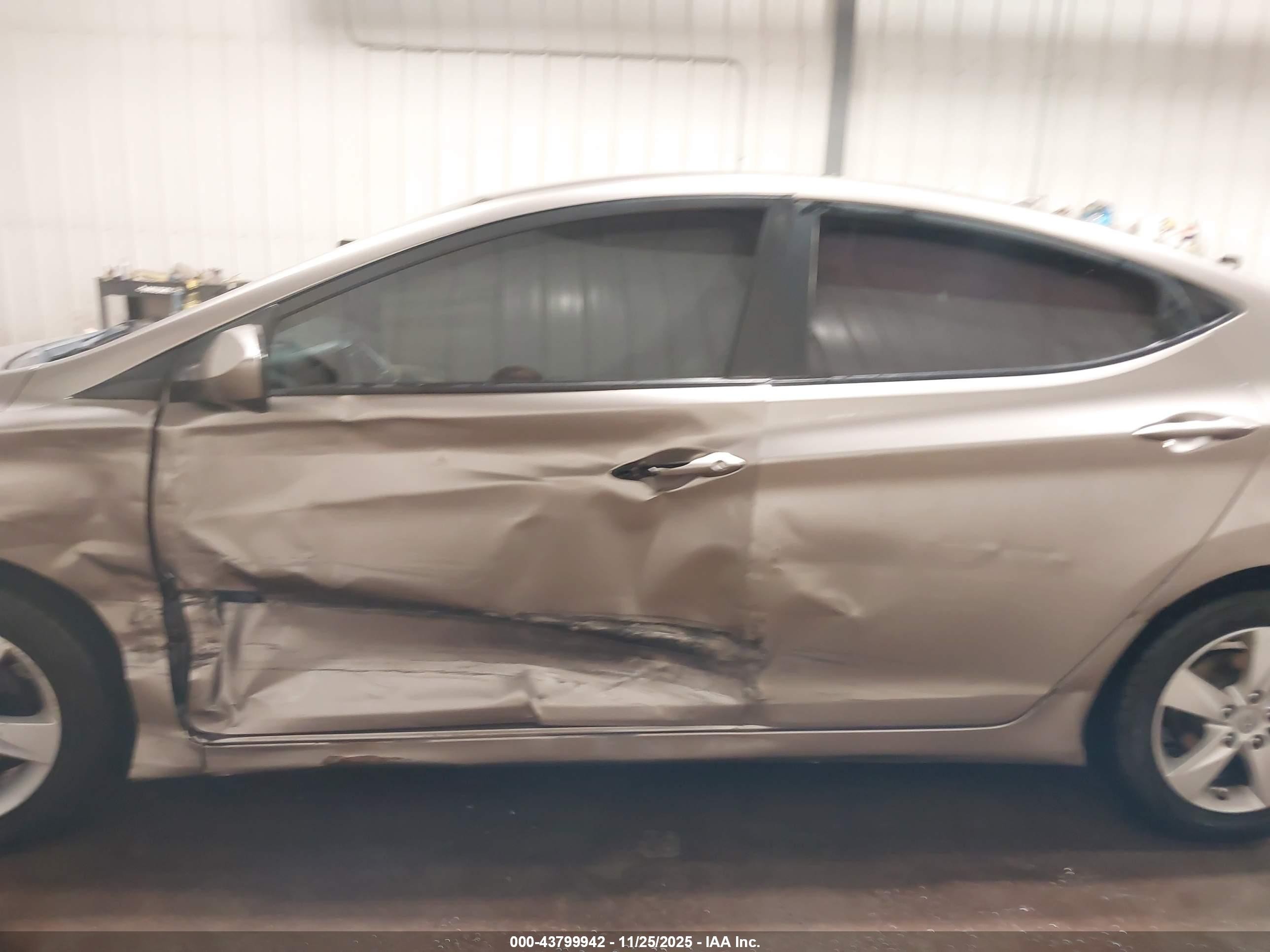 2013 Hyundai Elantra Gls Серый vin: 5NPDH4AE4DH348548