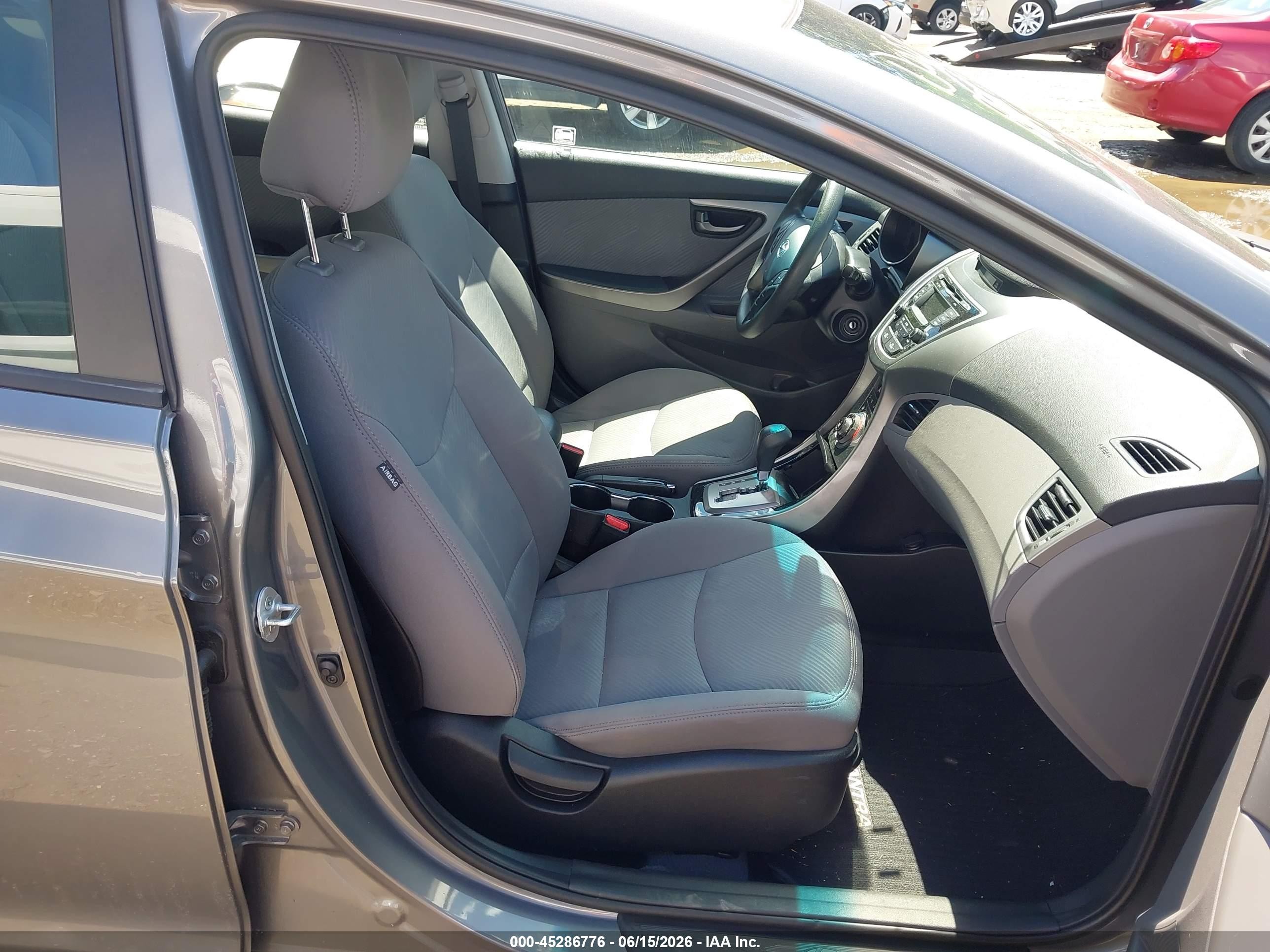 2013 Hyundai Elantra Gls Gray vin: 5NPDH4AE4DH348856