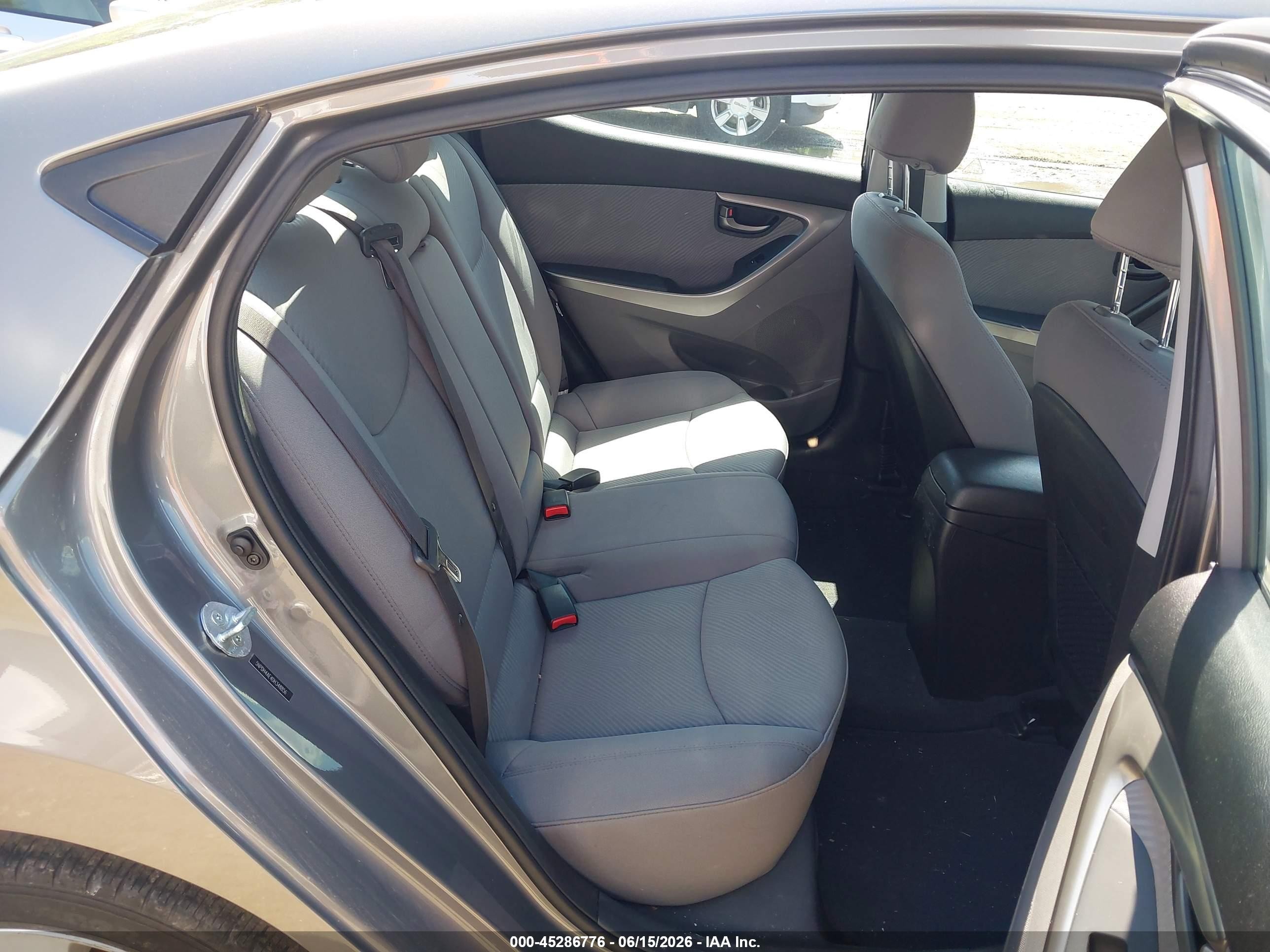 2013 Hyundai Elantra Gls Gray vin: 5NPDH4AE4DH348856