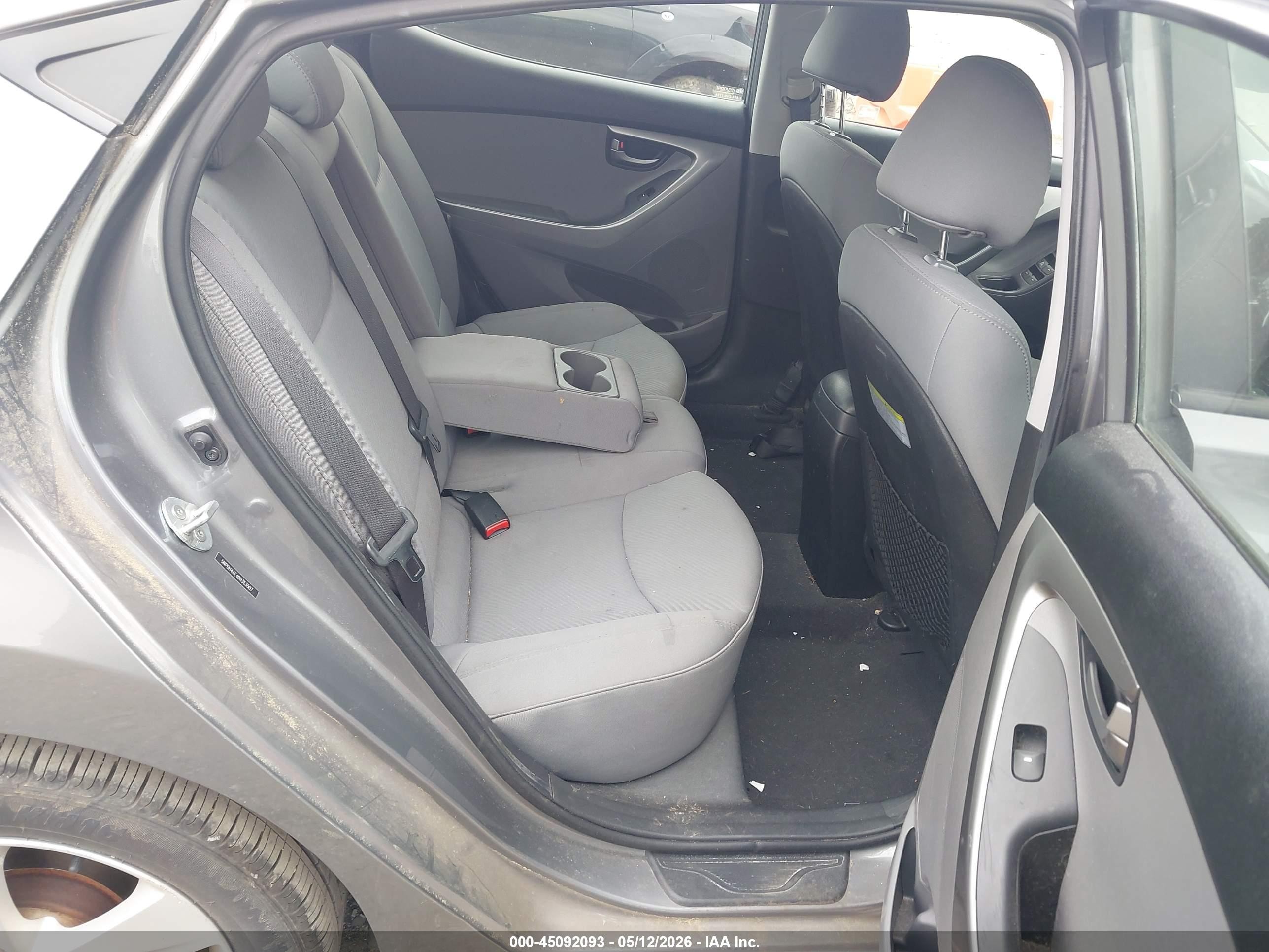 2013 Hyundai Elantra Gls Gray vin: 5NPDH4AE4DH353507