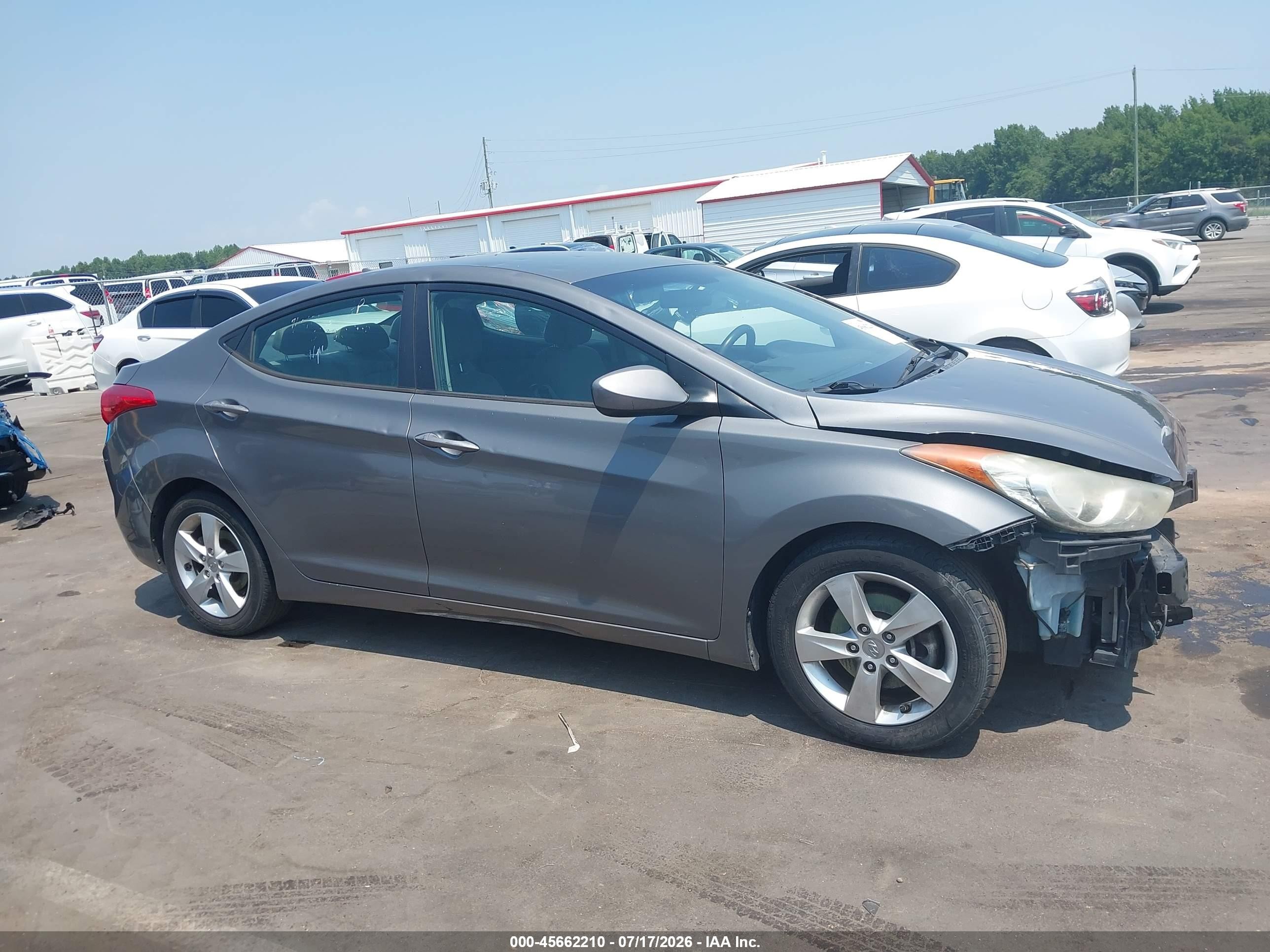 2013 Hyundai Elantra Gls Silver vin: 5NPDH4AE4DH369268