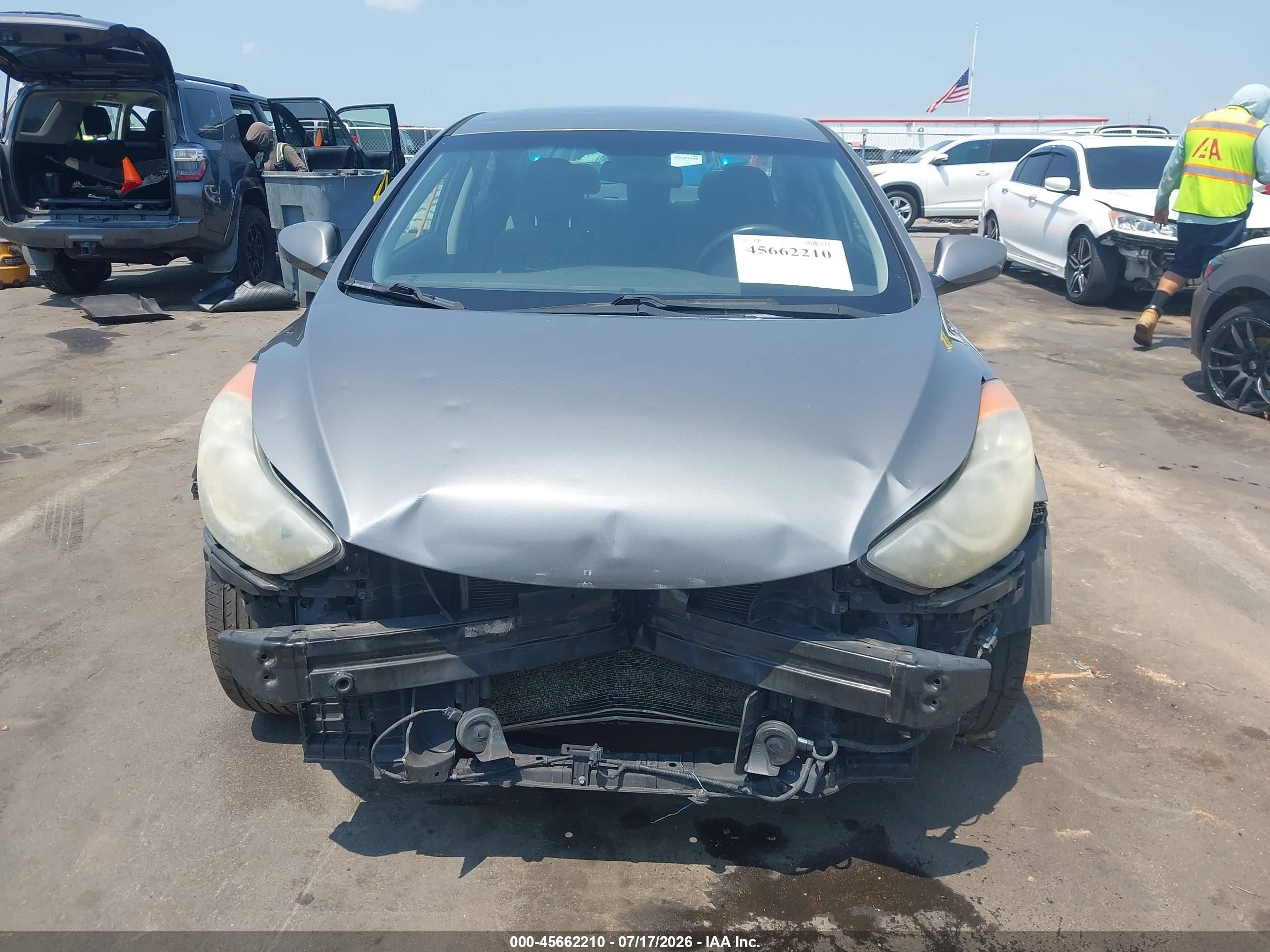 2013 Hyundai Elantra Gls Silver vin: 5NPDH4AE4DH369268
