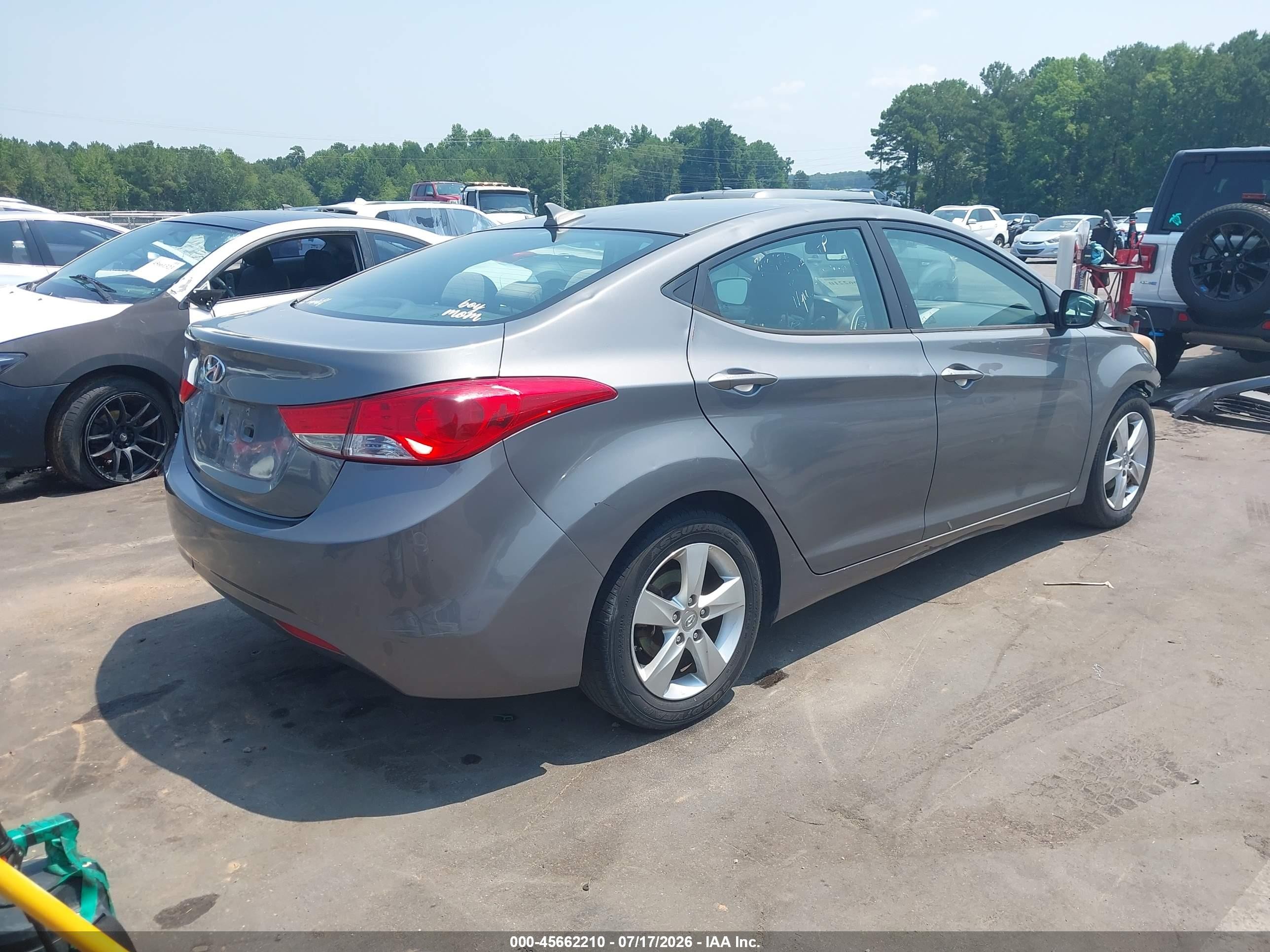 2013 Hyundai Elantra Gls Silver vin: 5NPDH4AE4DH369268