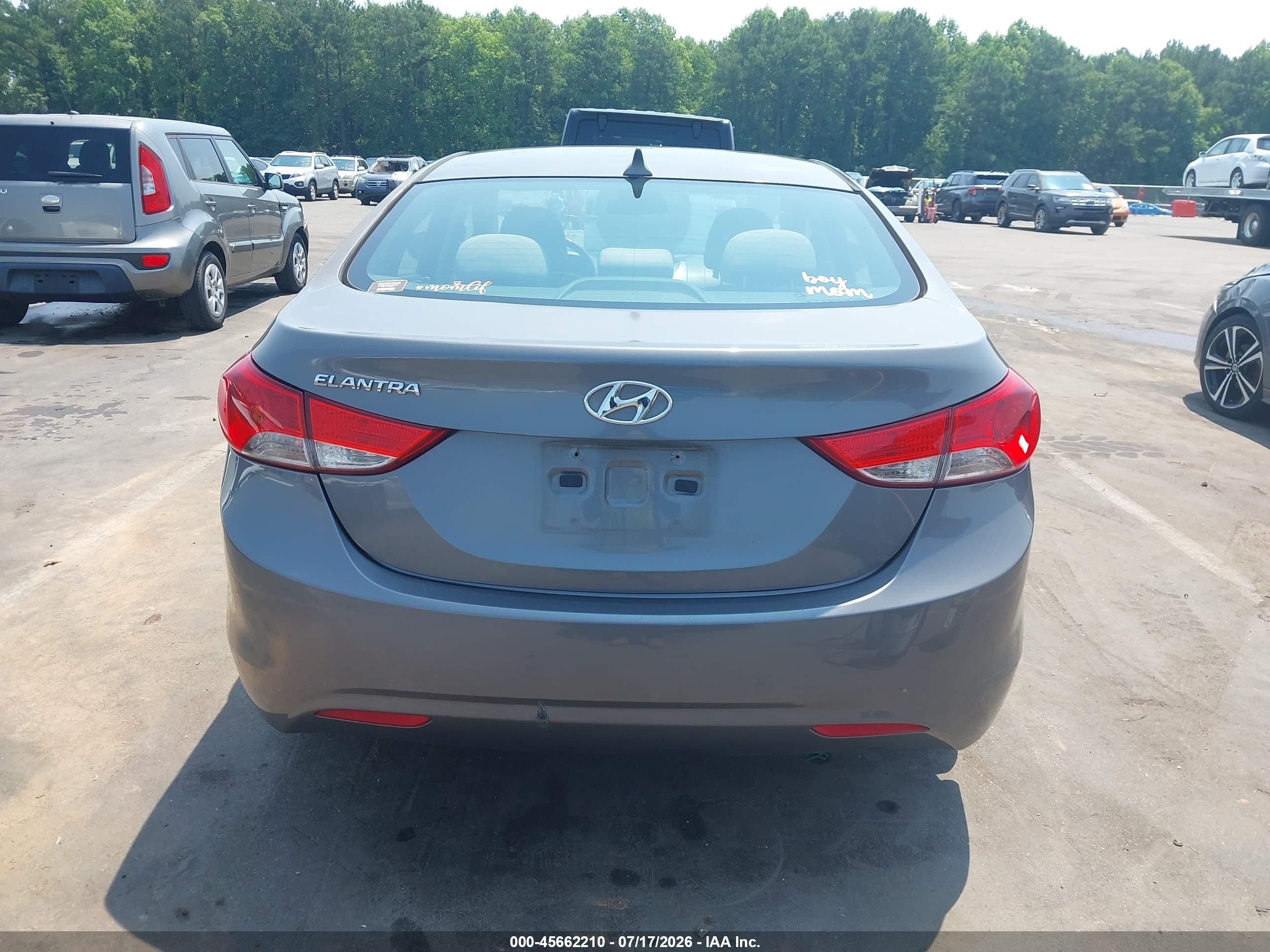 2013 Hyundai Elantra Gls Silver vin: 5NPDH4AE4DH369268