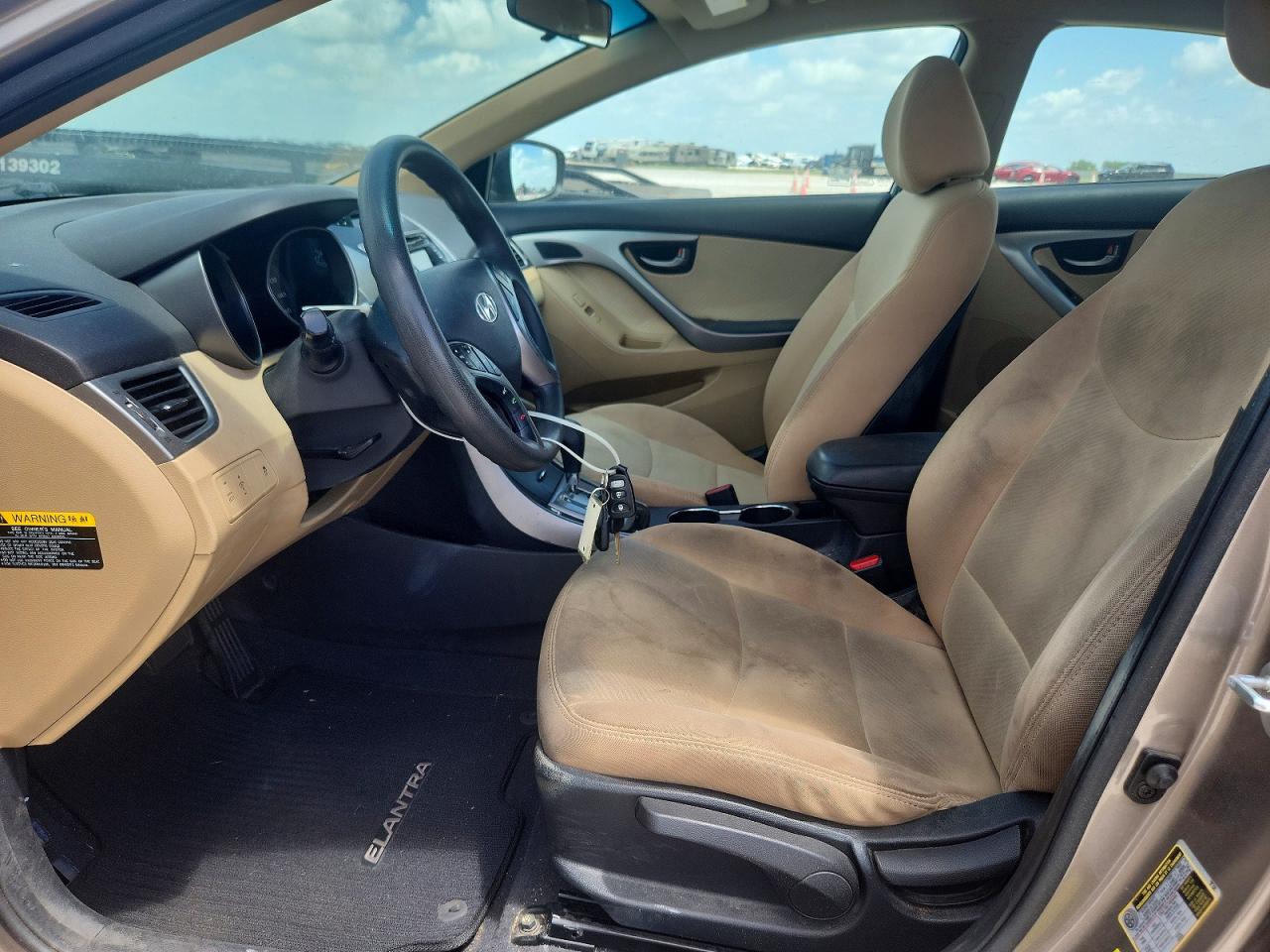 2013 Hyundai Elantra Gls Желто-коричневый vin: 5NPDH4AE4DH375247