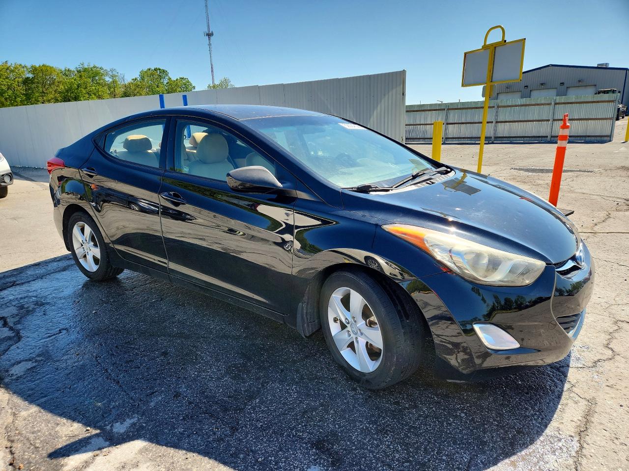 2013 Hyundai Elantra Gls Black vin: 5NPDH4AE4DH381159