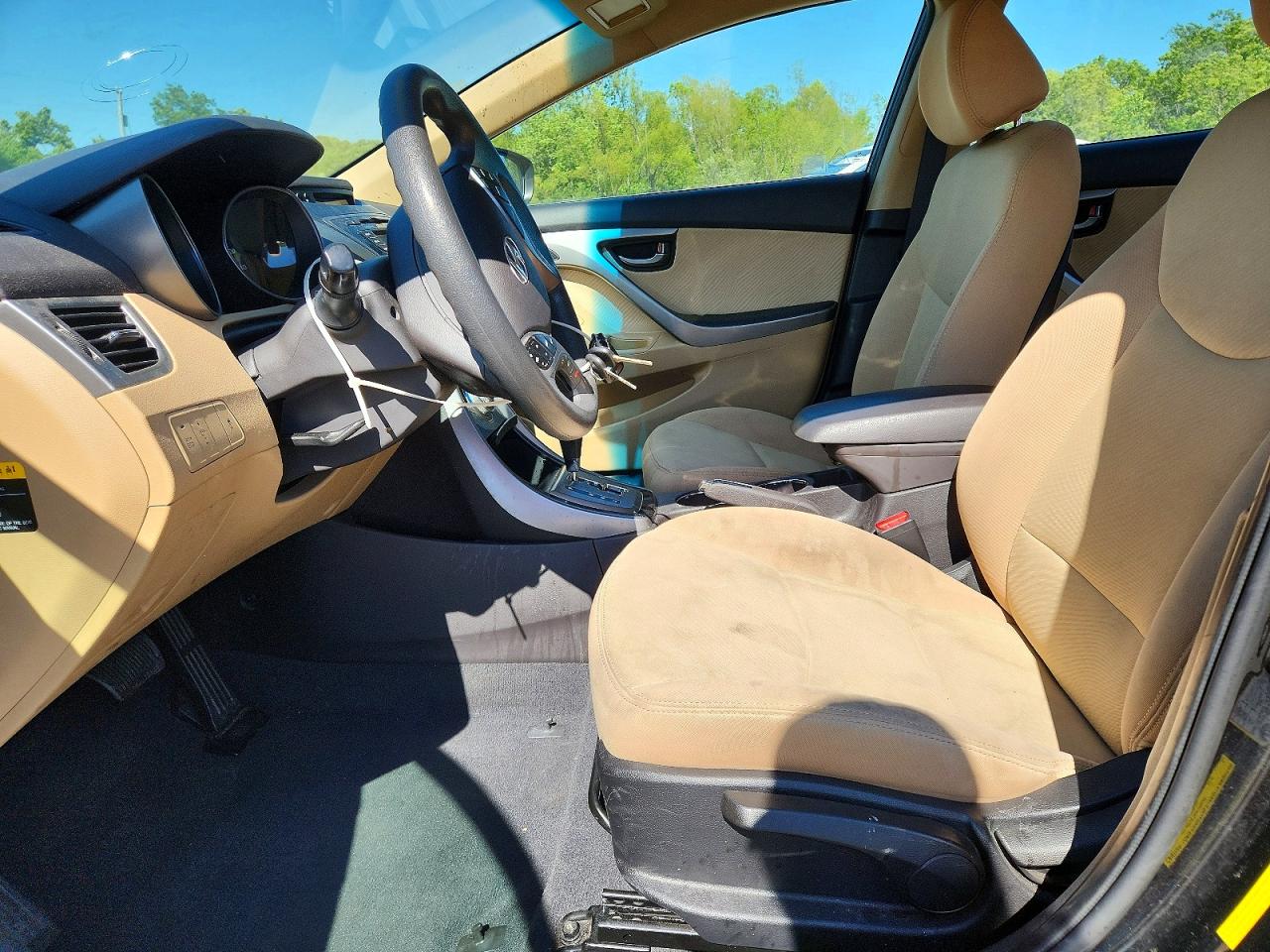 2013 Hyundai Elantra Gls Black vin: 5NPDH4AE4DH381159