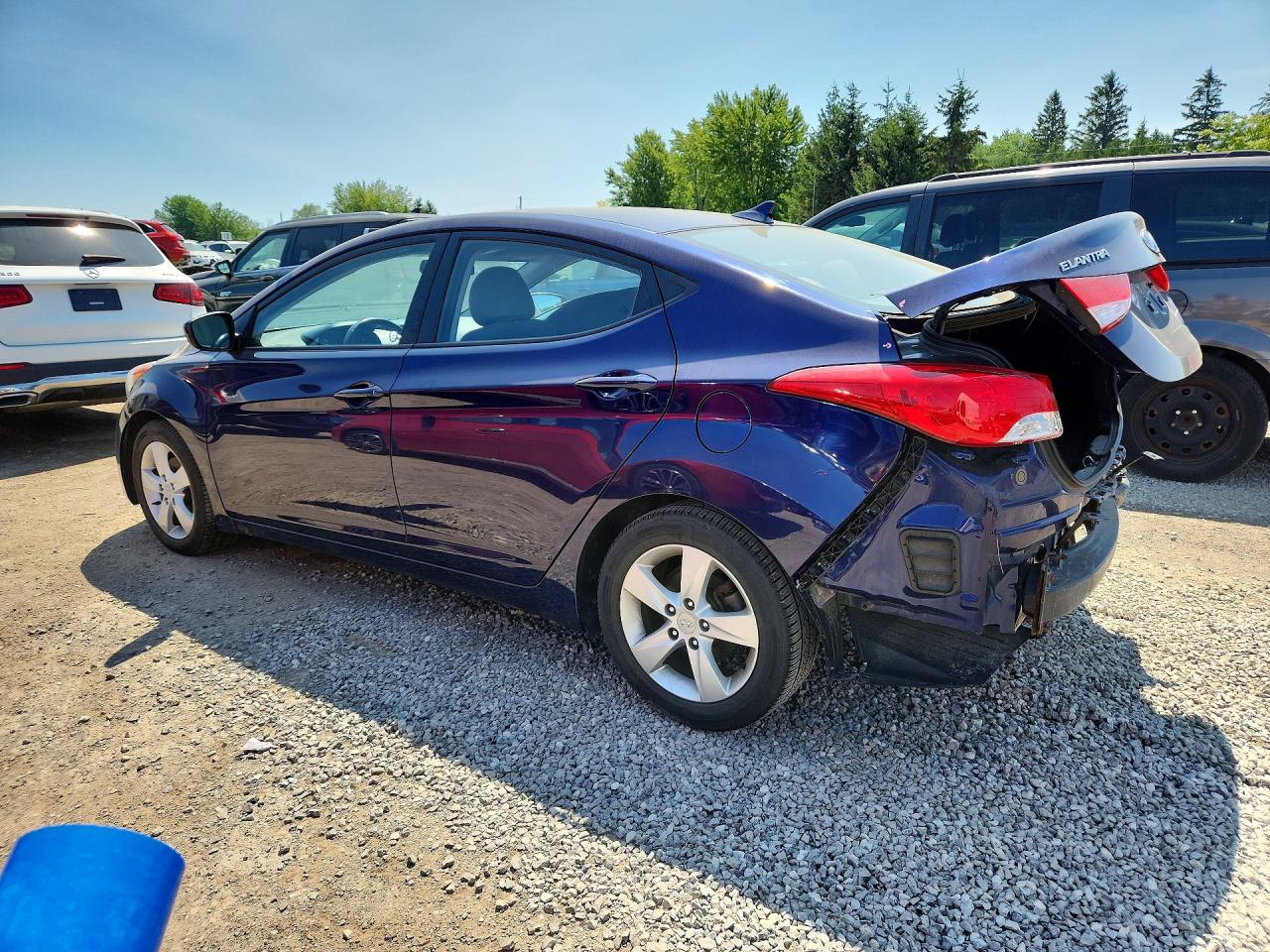 2013 Hyundai Elantra Gls Blue vin: 5NPDH4AE4DH383011