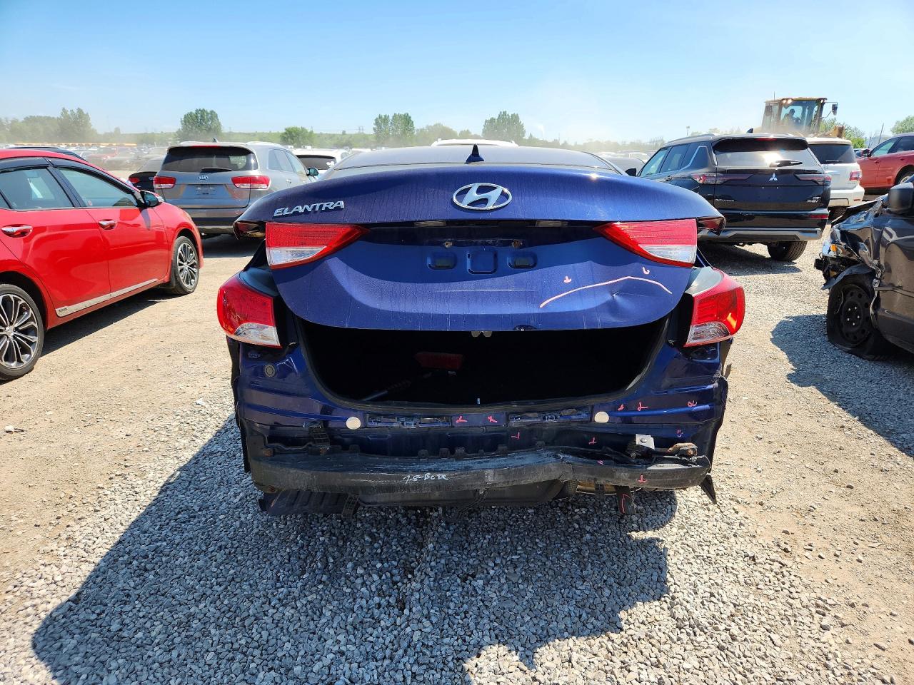 2013 Hyundai Elantra Gls Blue vin: 5NPDH4AE4DH383011