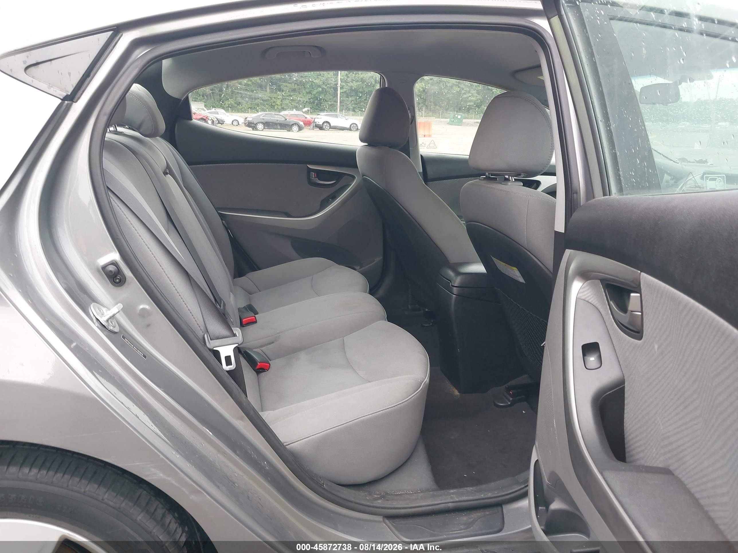 2013 Hyundai Elantra Gls Gray vin: 5NPDH4AE4DH390816
