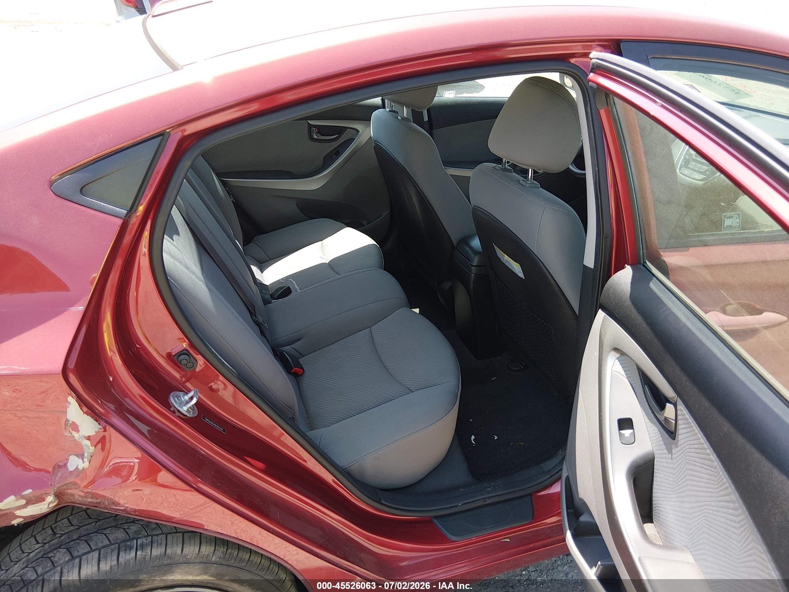 2013 Hyundai Elantra Gls Красный vin: 5NPDH4AE4DH393344