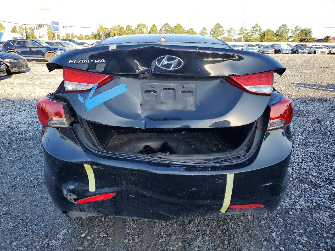 2013 Hyundai Elantra Gls Black vin: 5NPDH4AE4DH398558