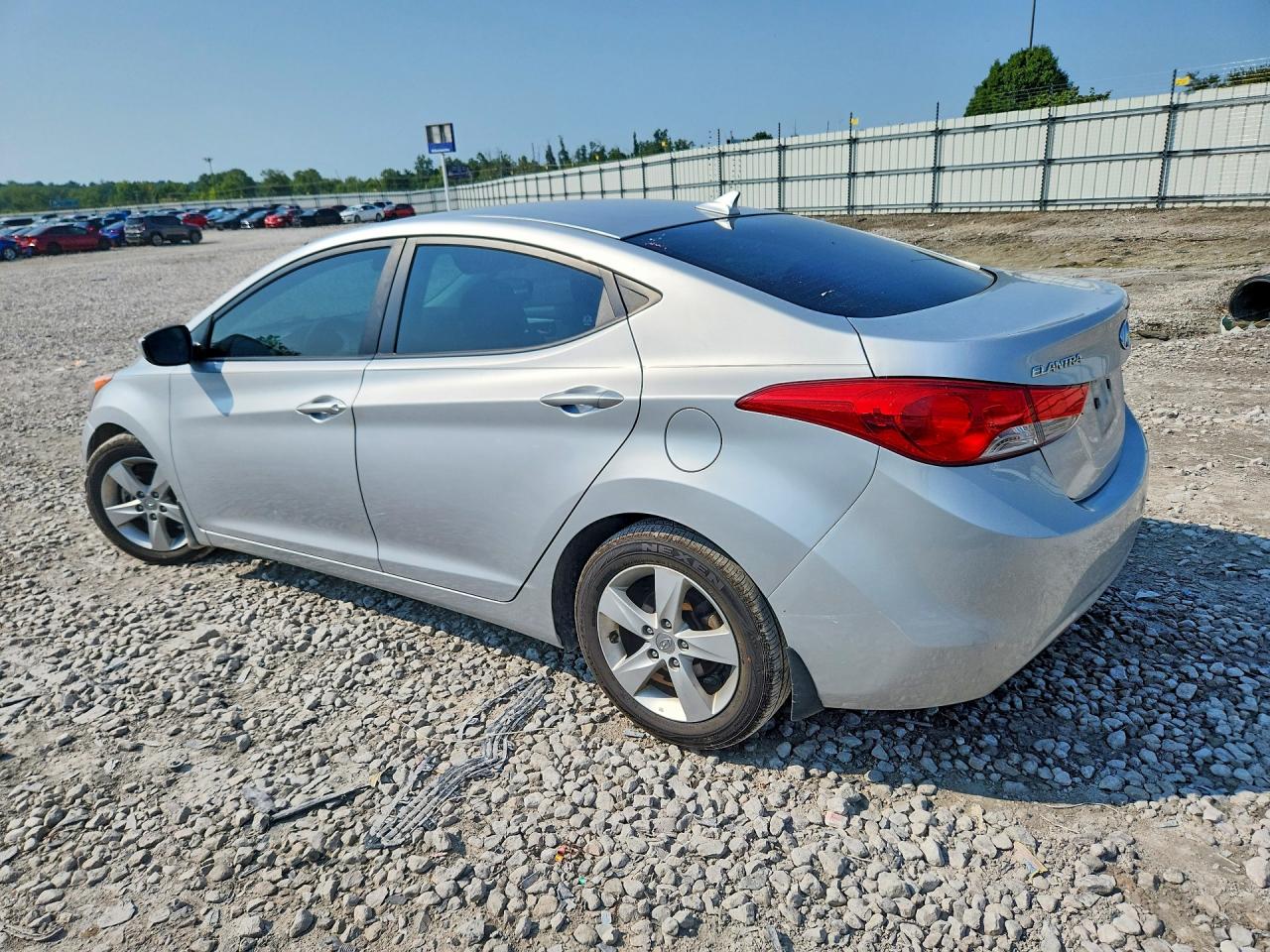2013 Hyundai Elantra Gls Silver vin: 5NPDH4AE4DH401569