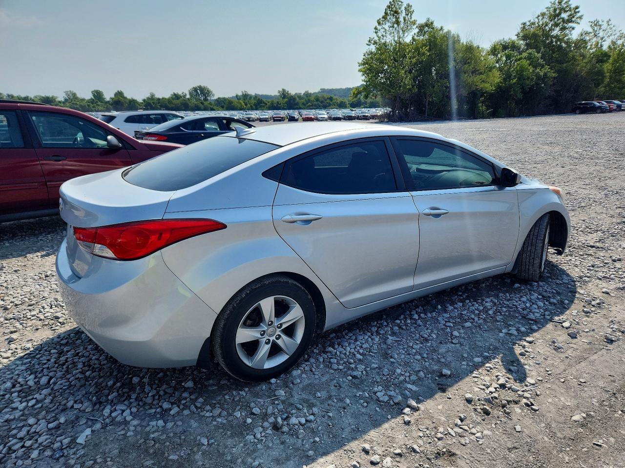 2013 Hyundai Elantra Gls Silver vin: 5NPDH4AE4DH401569