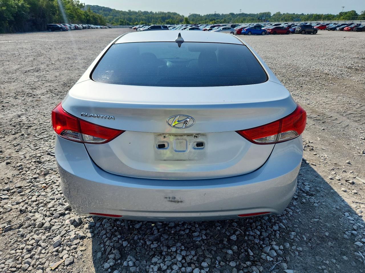 2013 Hyundai Elantra Gls Silver vin: 5NPDH4AE4DH401569