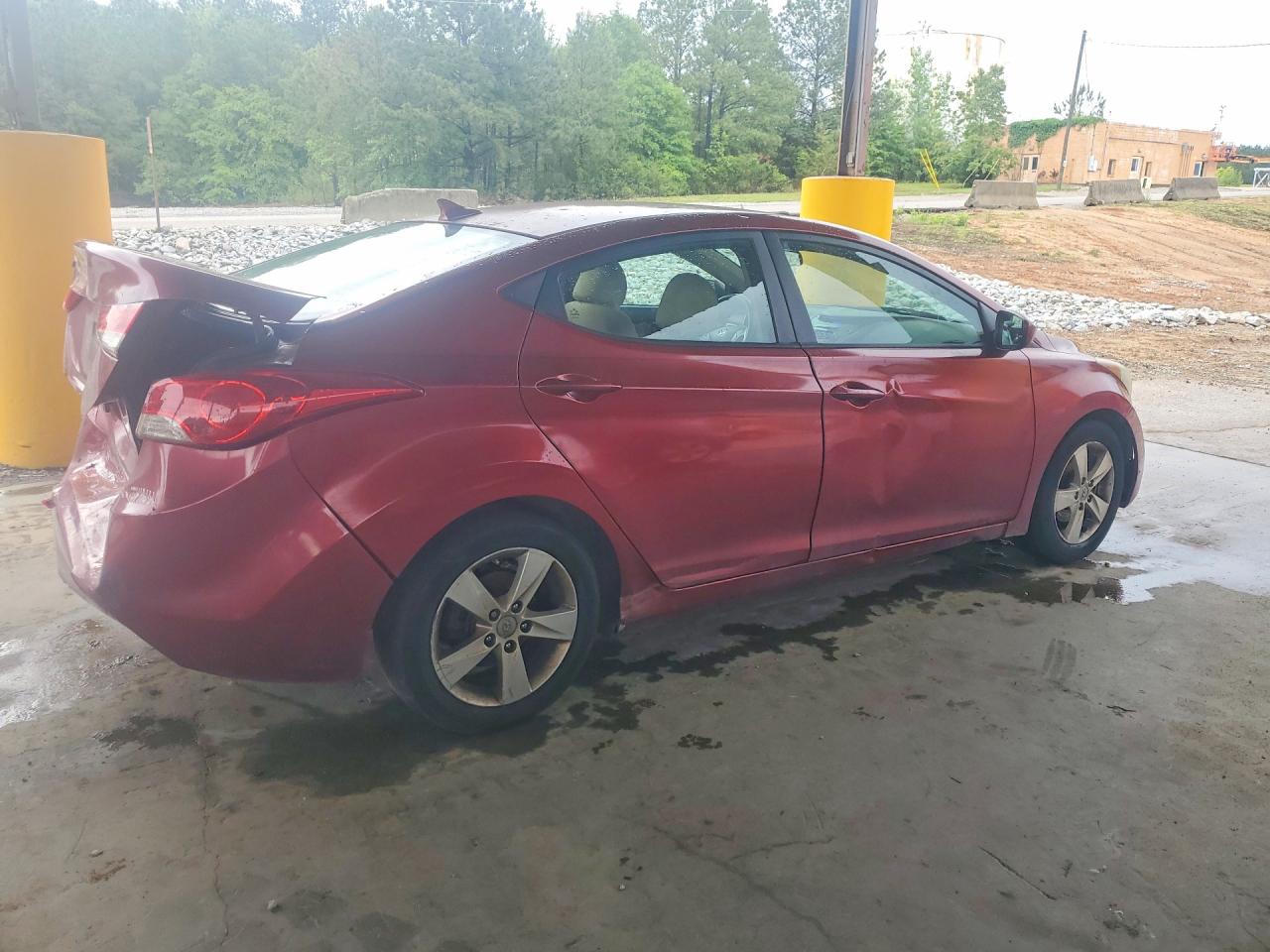 2013 Hyundai Elantra 4d Burgundy vin: 5NPDH4AE4DH403127
