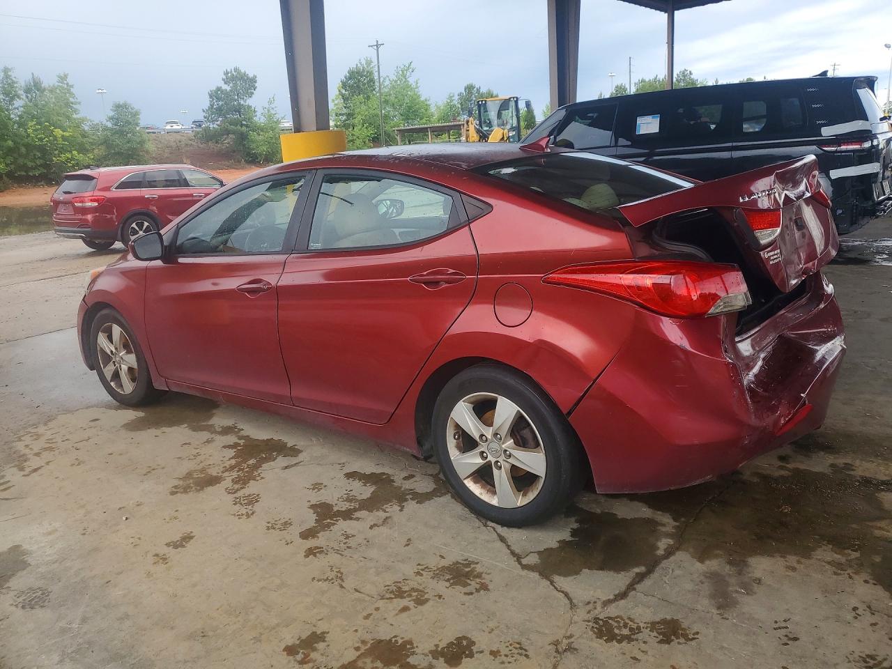 2013 Hyundai Elantra 4d Burgundy vin: 5NPDH4AE4DH403127