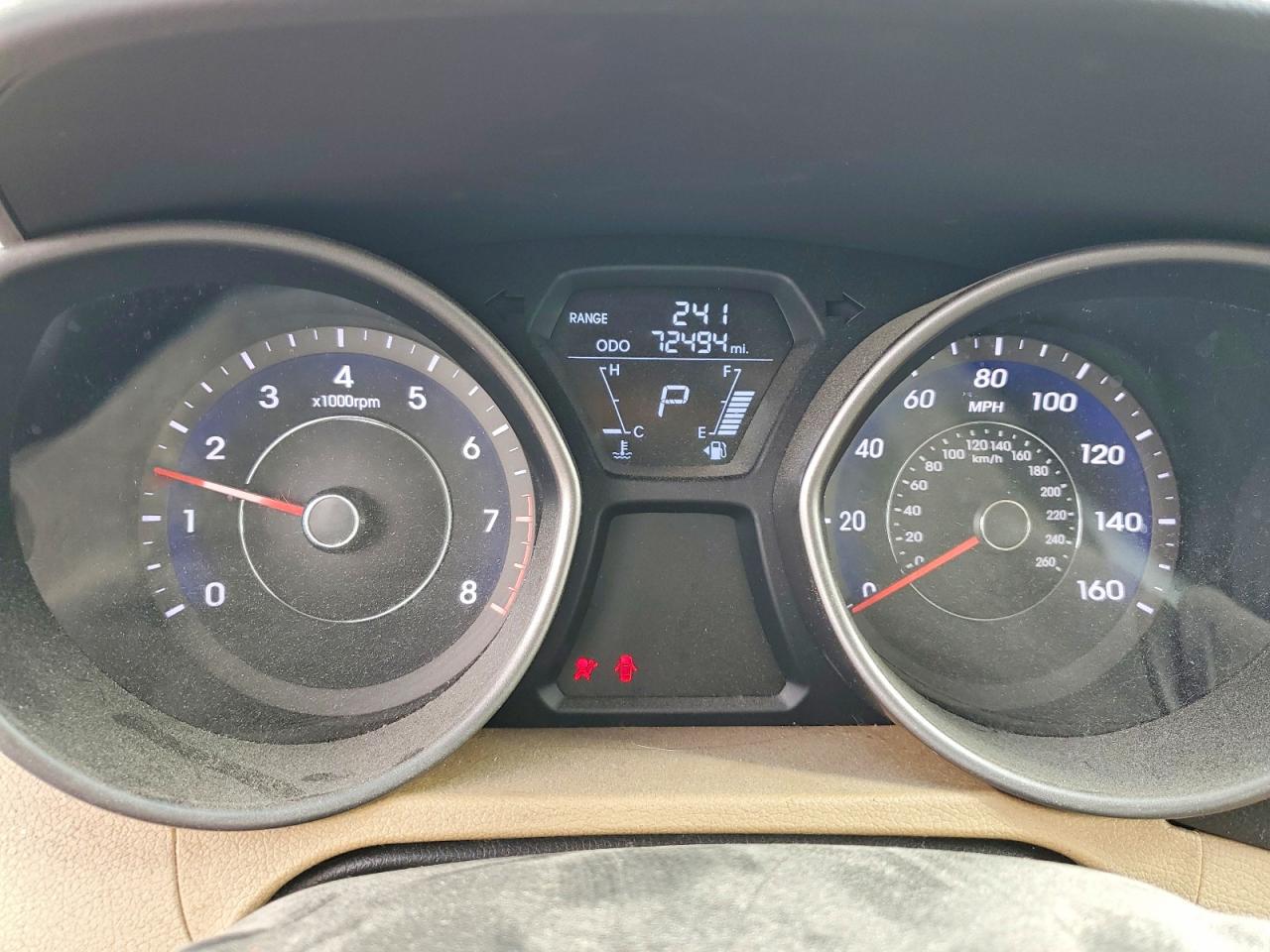 2013 Hyundai Elantra Gls Red vin: 5NPDH4AE4DH407226