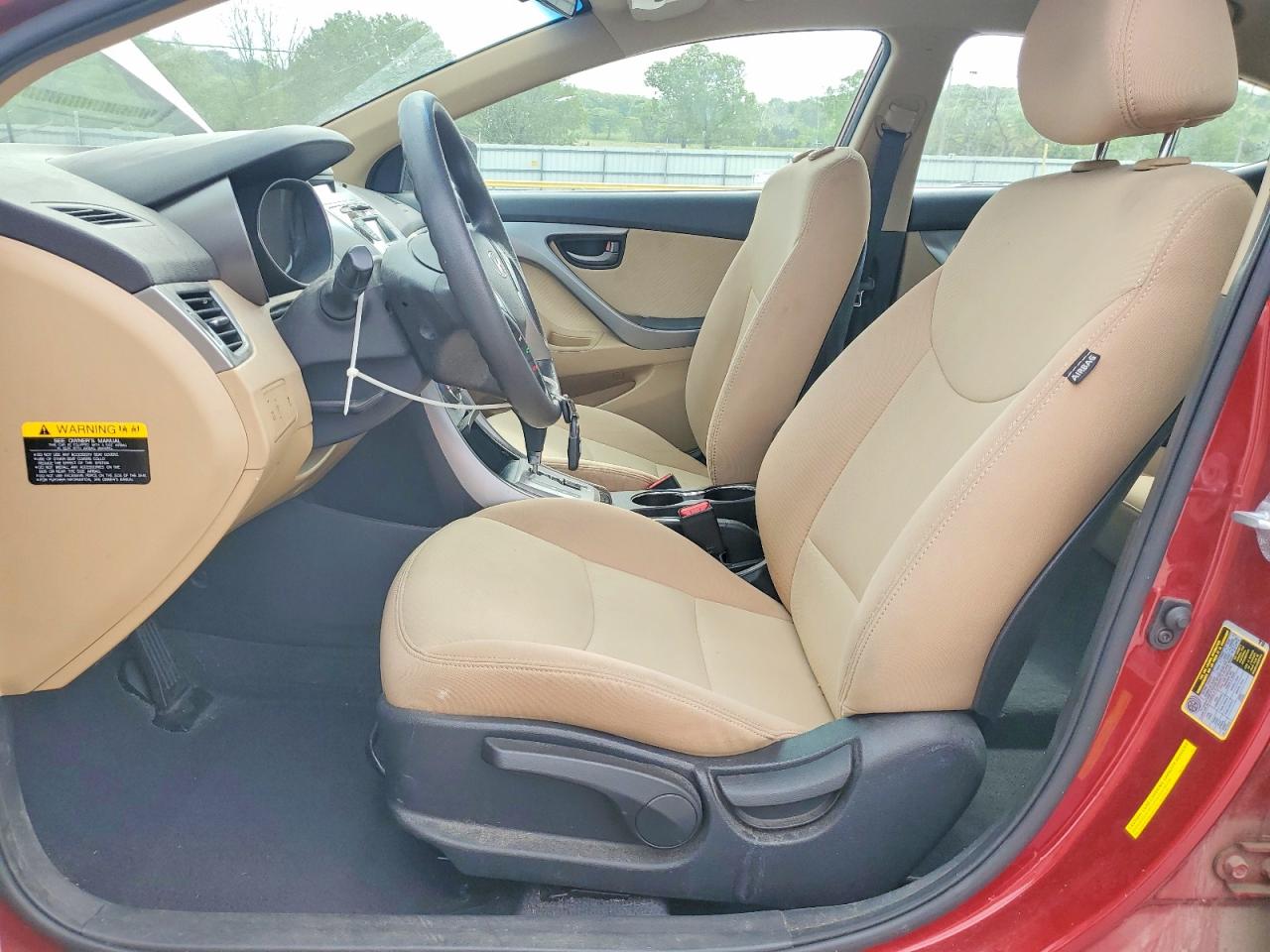 2013 Hyundai Elantra Gls Red vin: 5NPDH4AE4DH407226