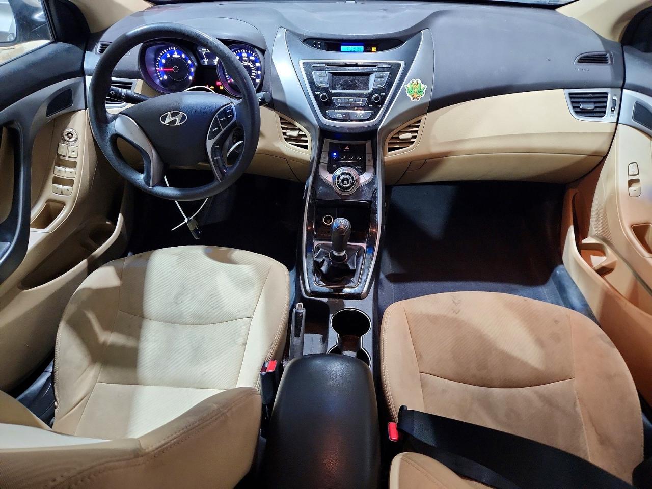 2013 Hyundai Elantra Gls Tan vin: 5NPDH4AE4DH408893