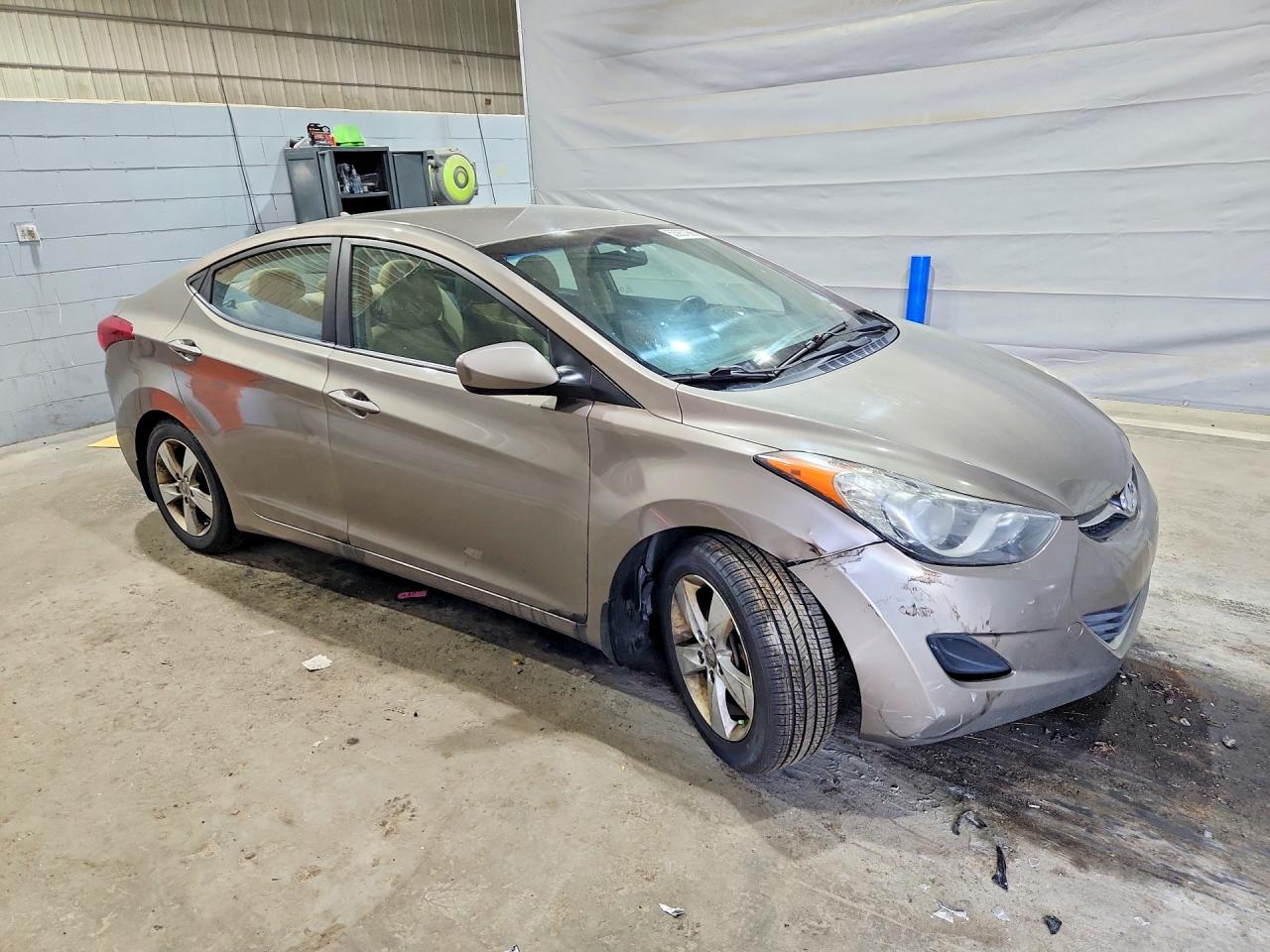 2013 Hyundai Elantra Gls Tan vin: 5NPDH4AE4DH408893