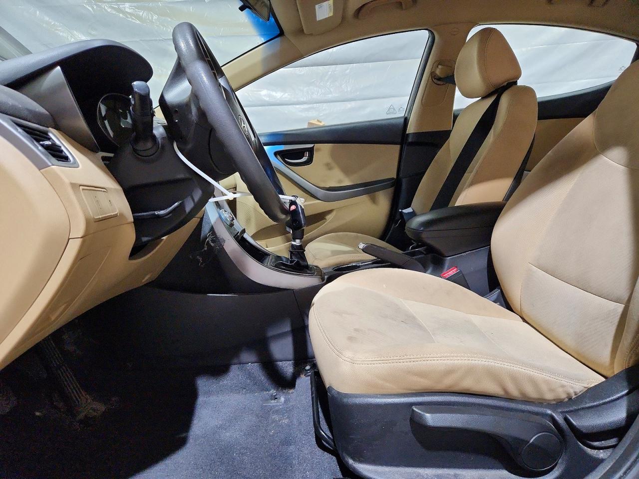 2013 Hyundai Elantra Gls Tan vin: 5NPDH4AE4DH408893