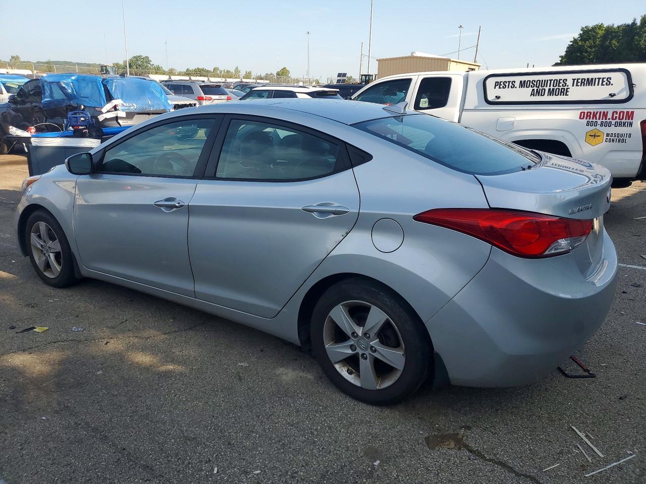 2013 Hyundai Elantra Gls Silver vin: 5NPDH4AE4DH412779