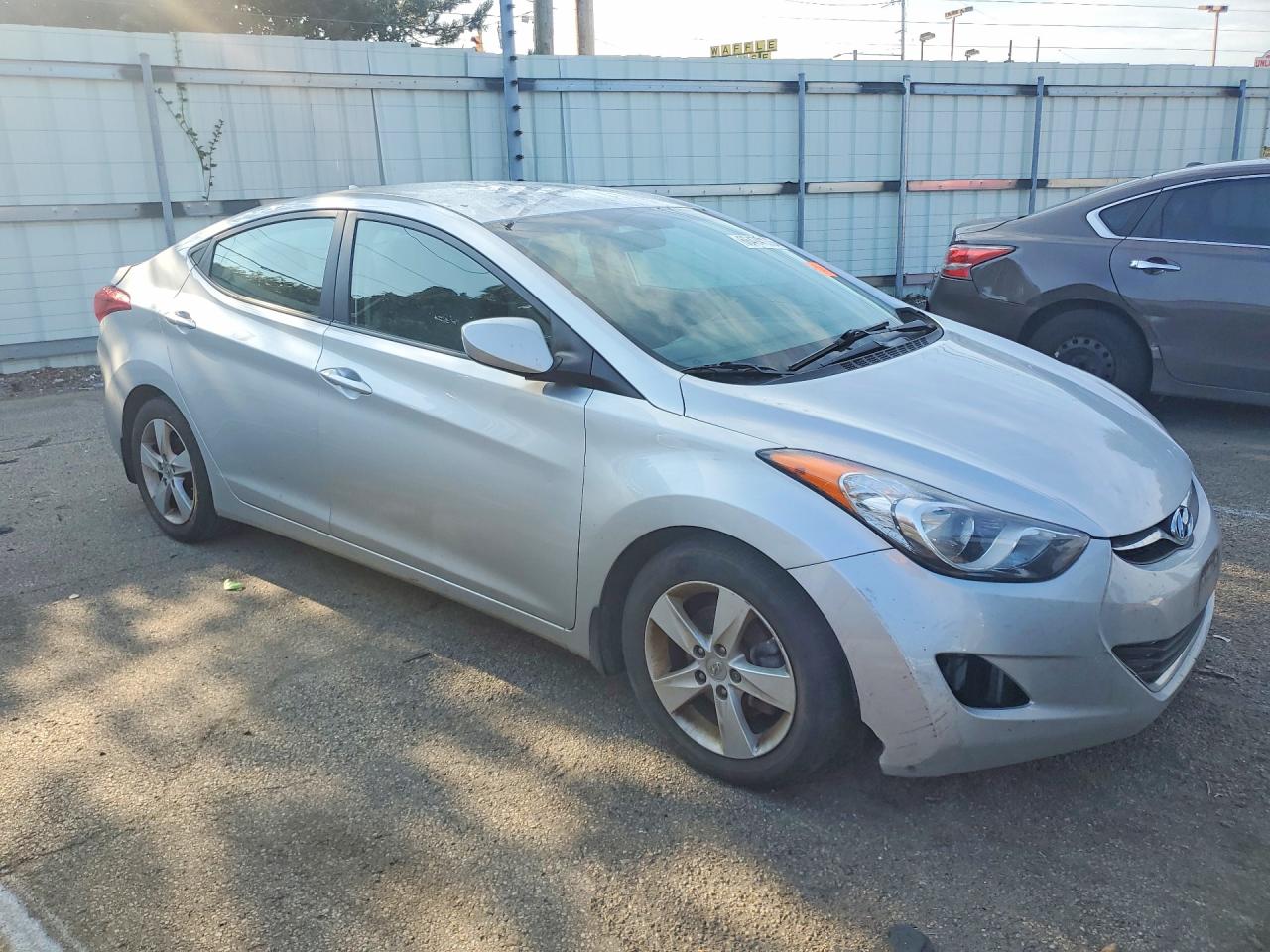 2013 Hyundai Elantra Gls Silver vin: 5NPDH4AE4DH412779