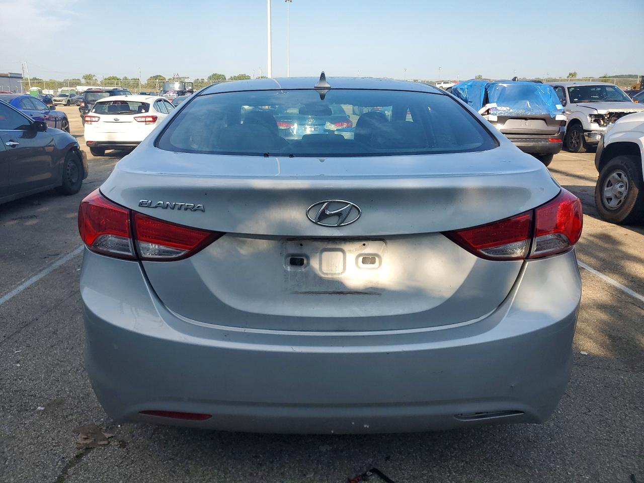2013 Hyundai Elantra Gls Silver vin: 5NPDH4AE4DH412779
