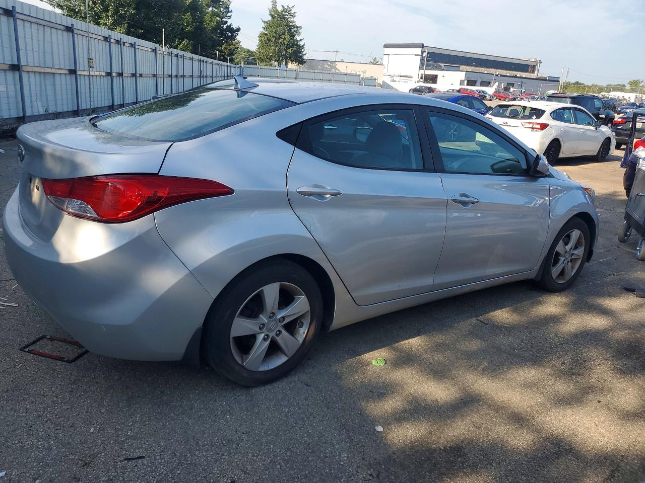 2013 Hyundai Elantra Gls Silver vin: 5NPDH4AE4DH412779