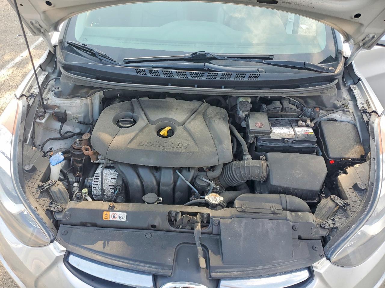 2013 Hyundai Elantra Gls Silver vin: 5NPDH4AE4DH412779