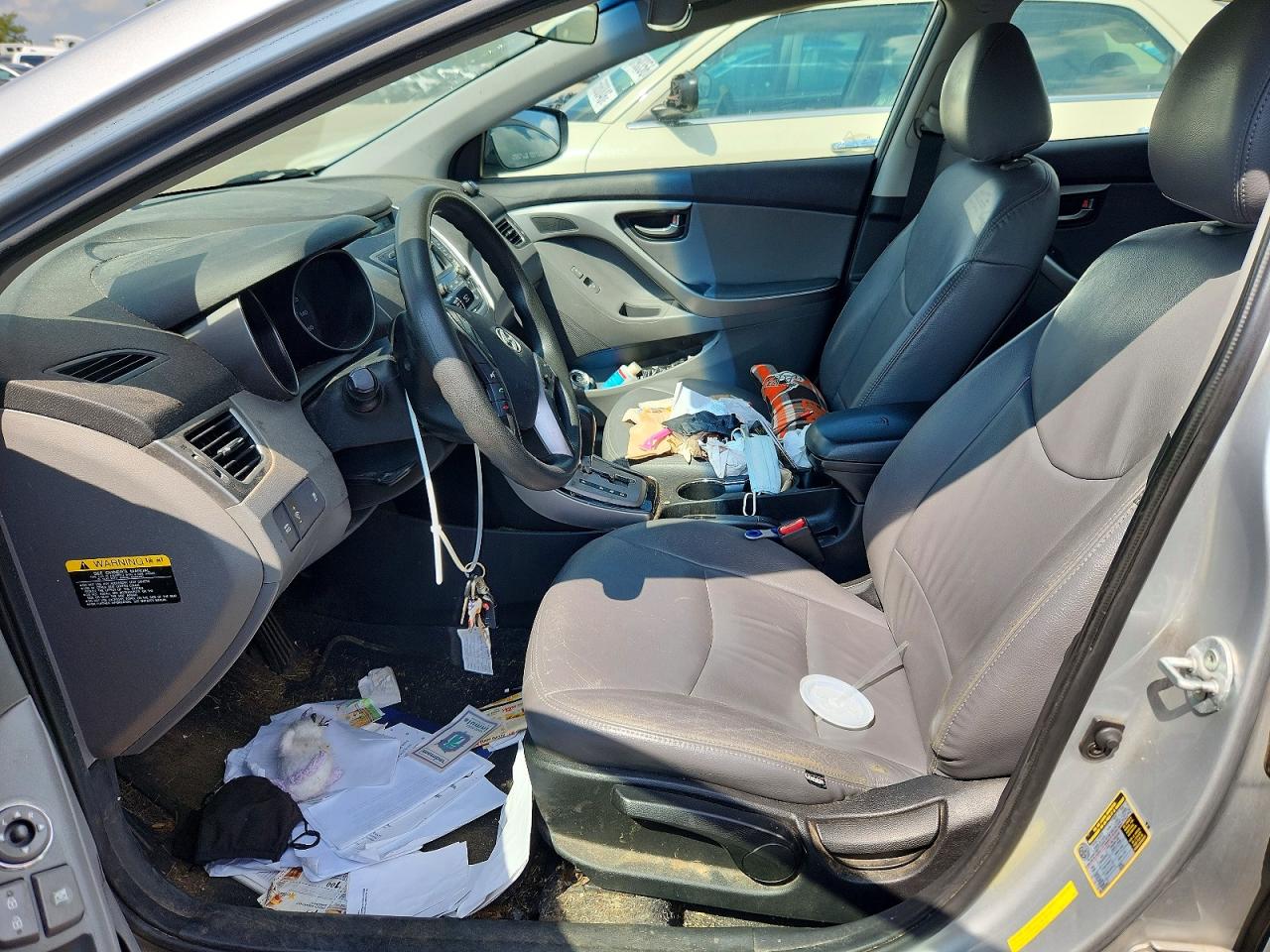 2013 Hyundai Elantra Gls Silver vin: 5NPDH4AE4DH412779