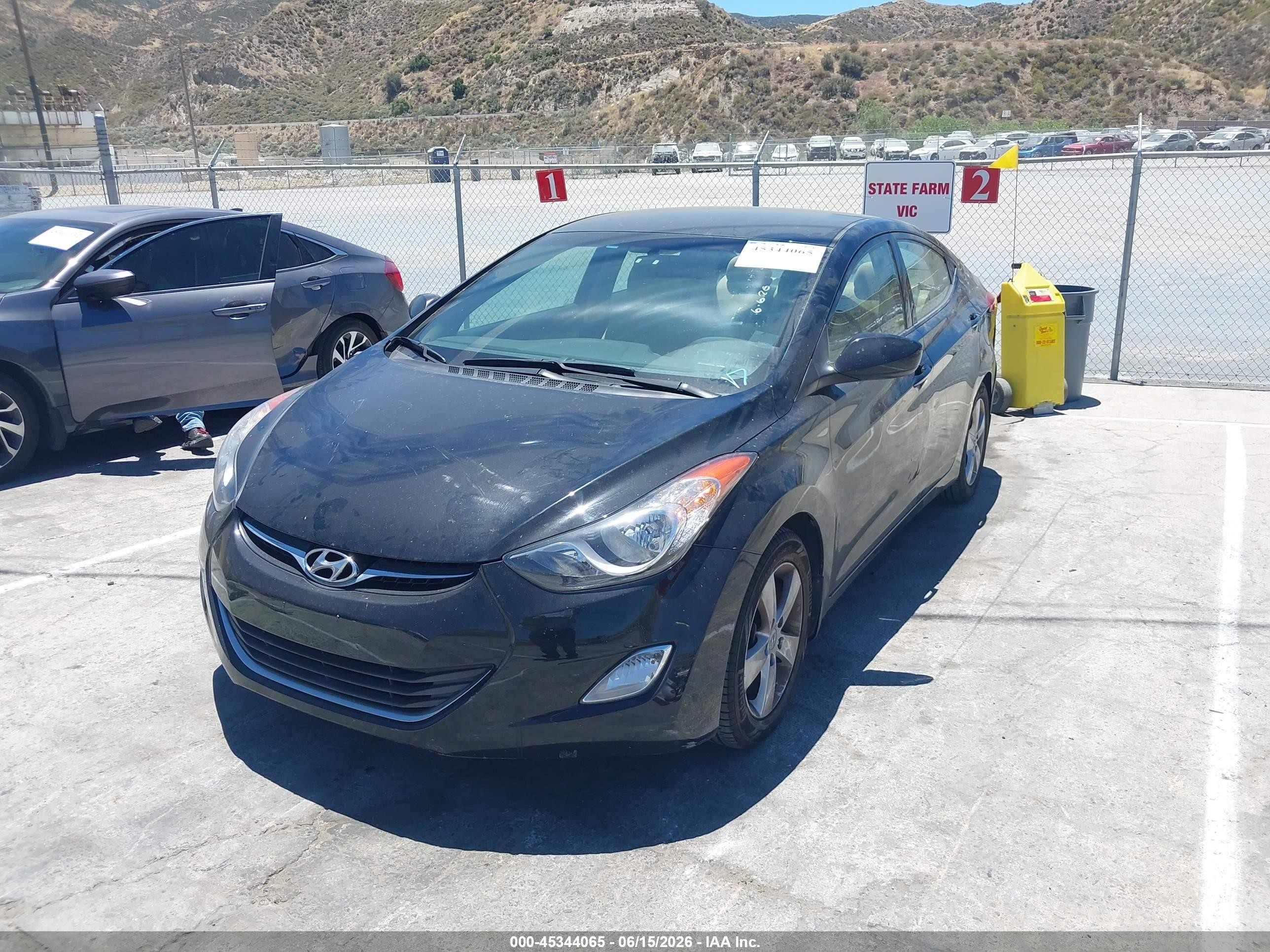2013 Hyundai Elantra Gls Black vin: 5NPDH4AE4DH412846