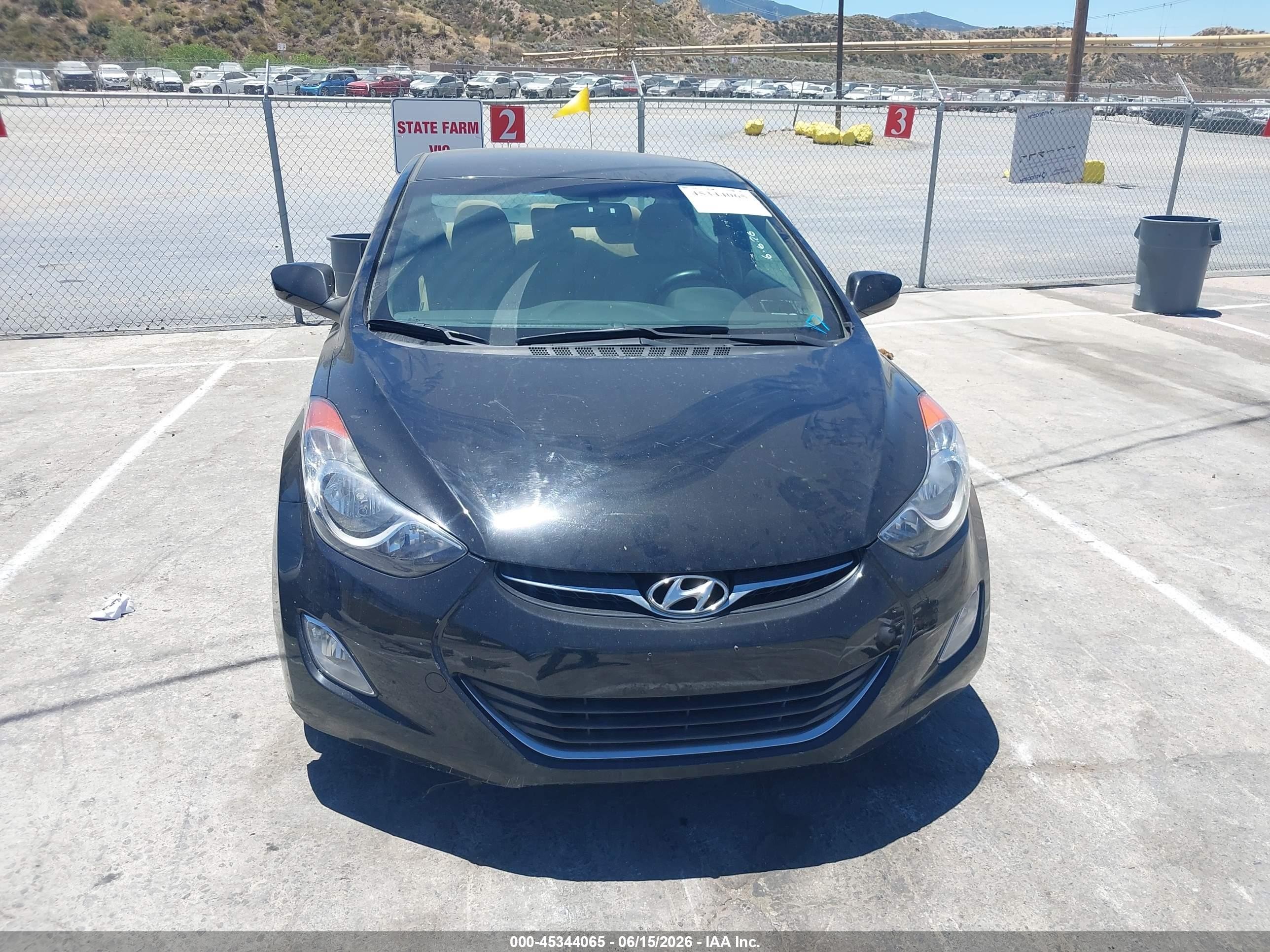 2013 Hyundai Elantra Gls Black vin: 5NPDH4AE4DH412846