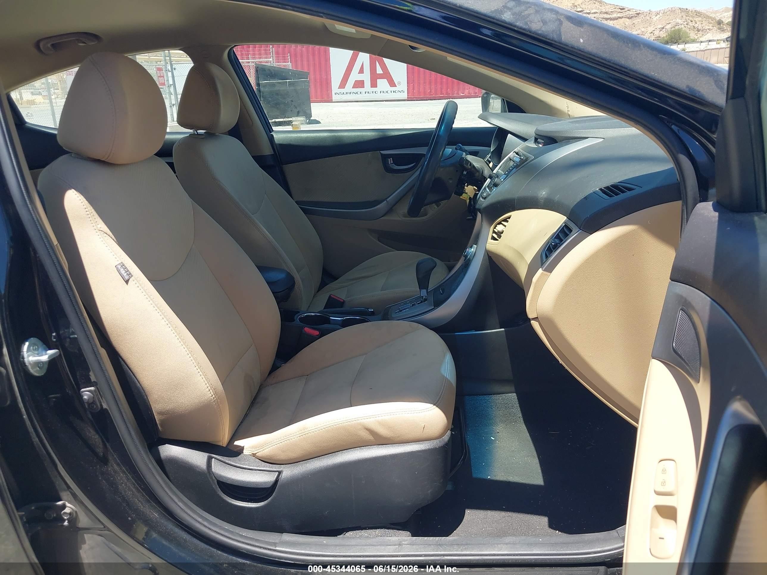 2013 Hyundai Elantra Gls Black vin: 5NPDH4AE4DH412846