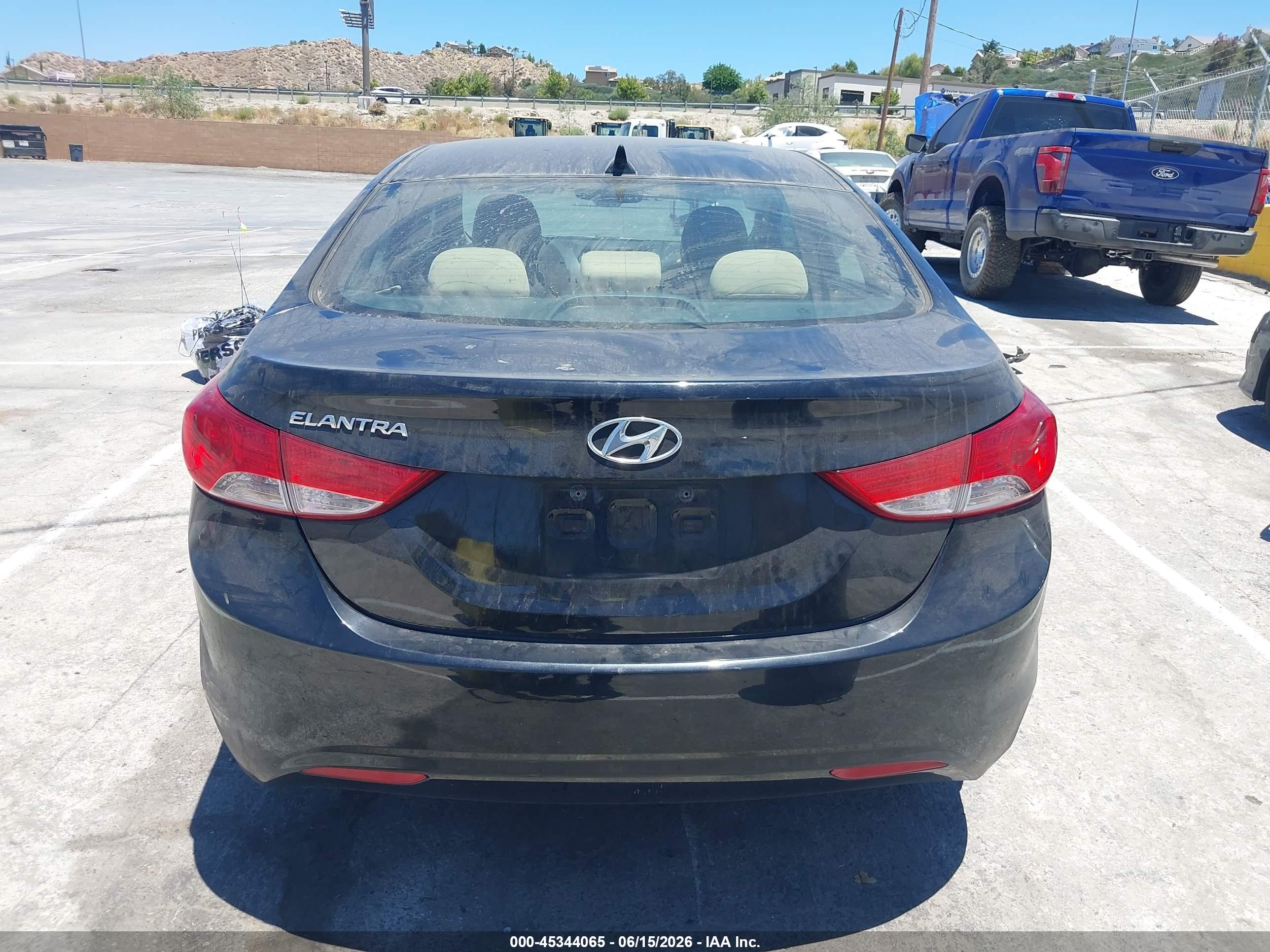 2013 Hyundai Elantra Gls Black vin: 5NPDH4AE4DH412846