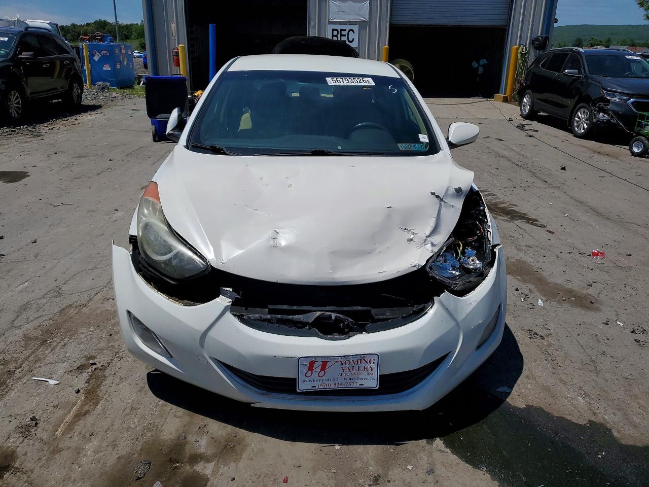 2013 Hyundai Elantra Gls Белый vin: 5NPDH4AE4DH420686